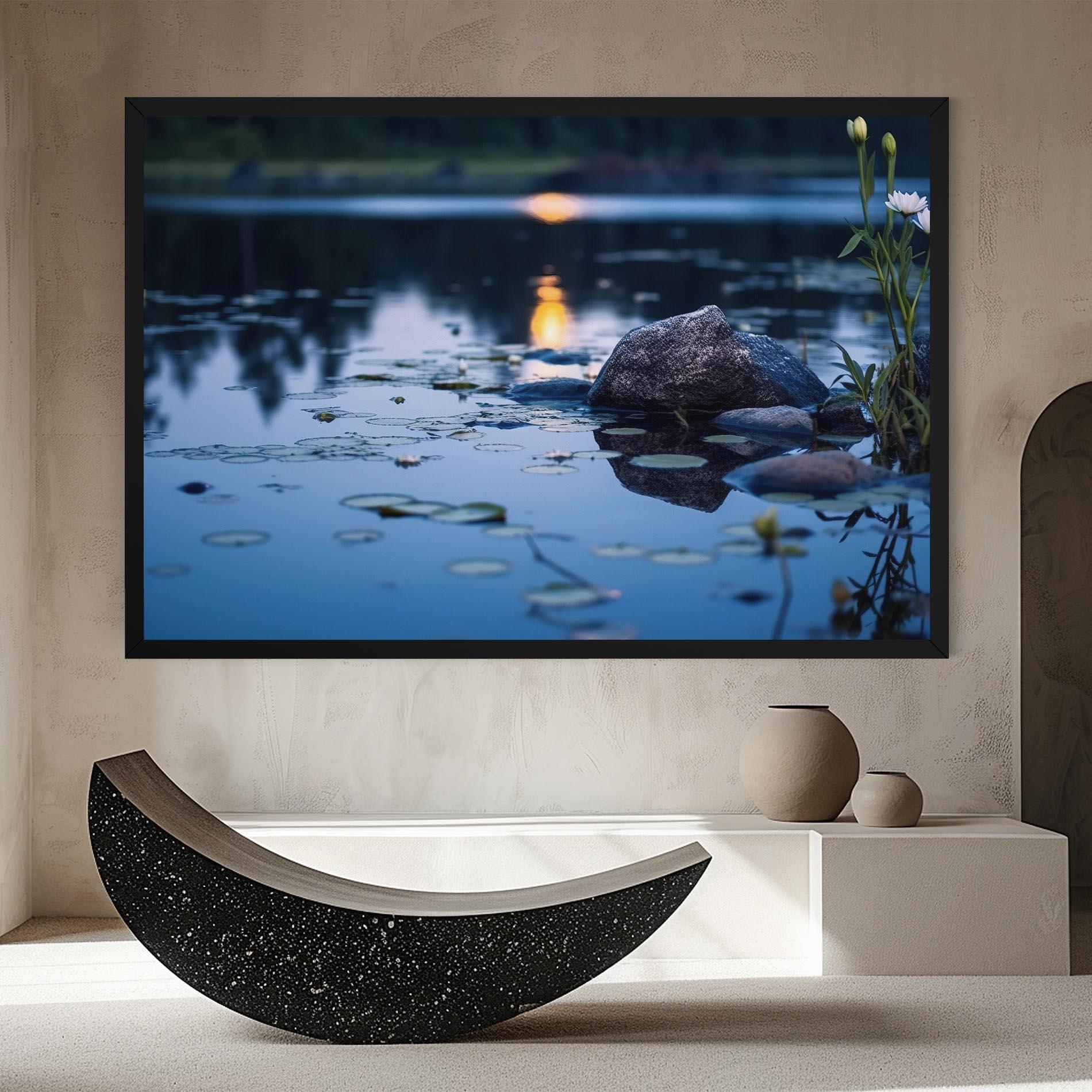 Vászonkép Water Stones mockup 8