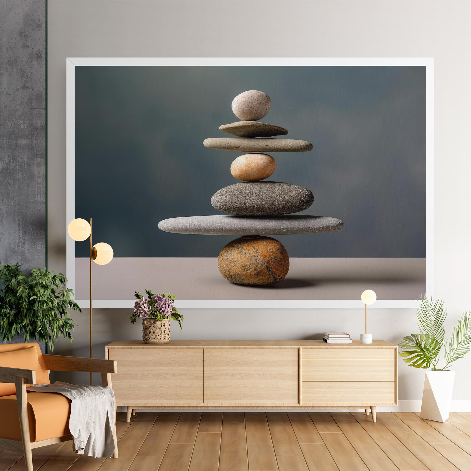 Balance Pebbles Pyramid mockup 9