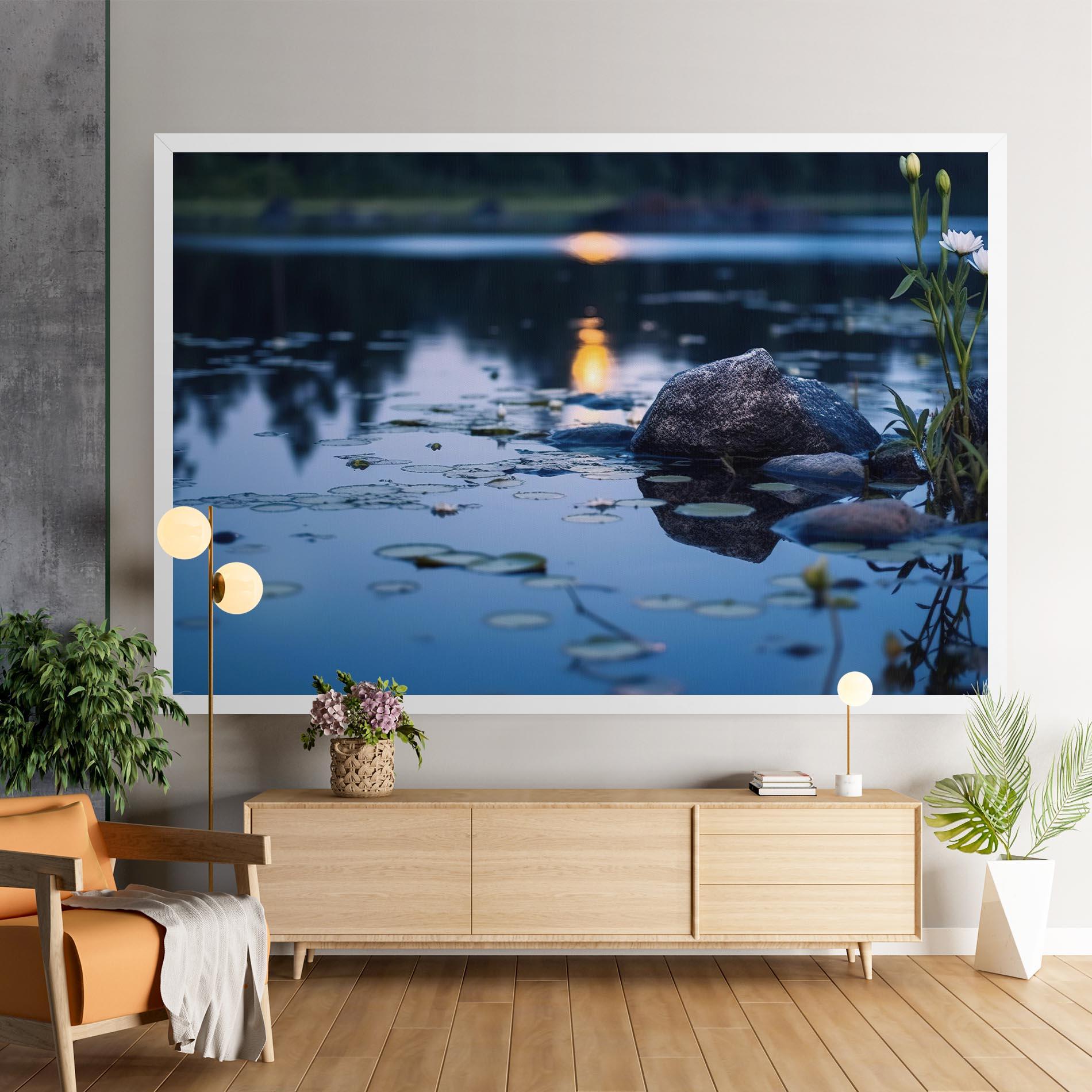 Vászonkép Water Stones mockup 9