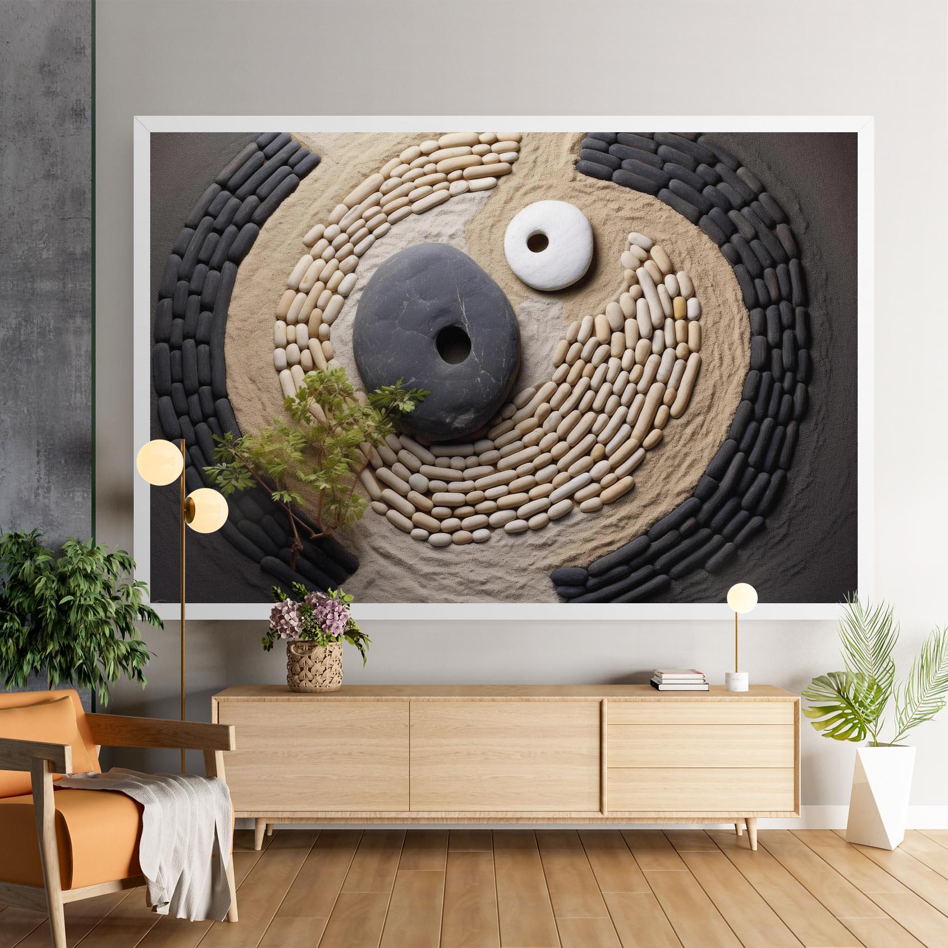 Vászonkép Zen Garden mockup 9