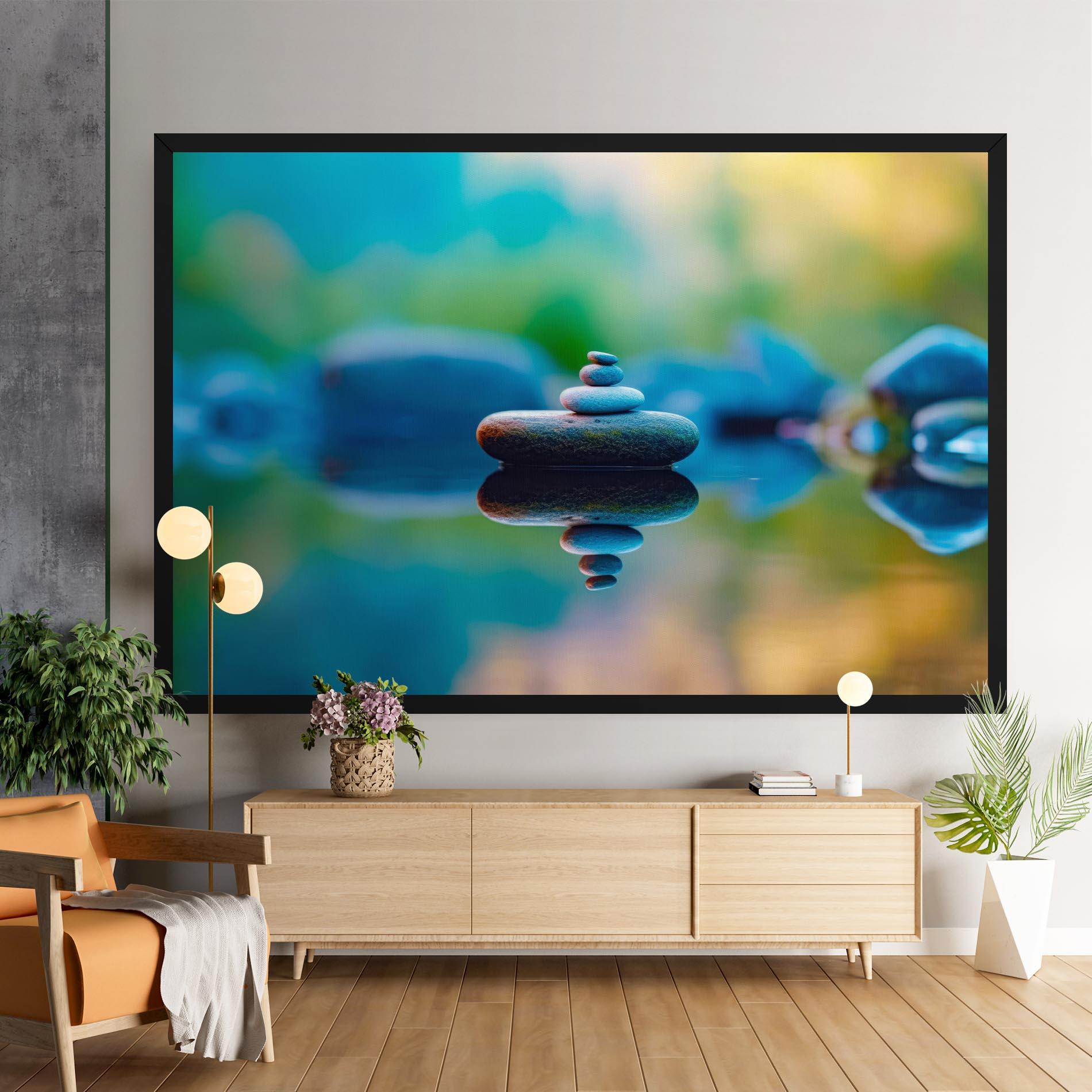 Vászonkép Pile Rocks mockup 9