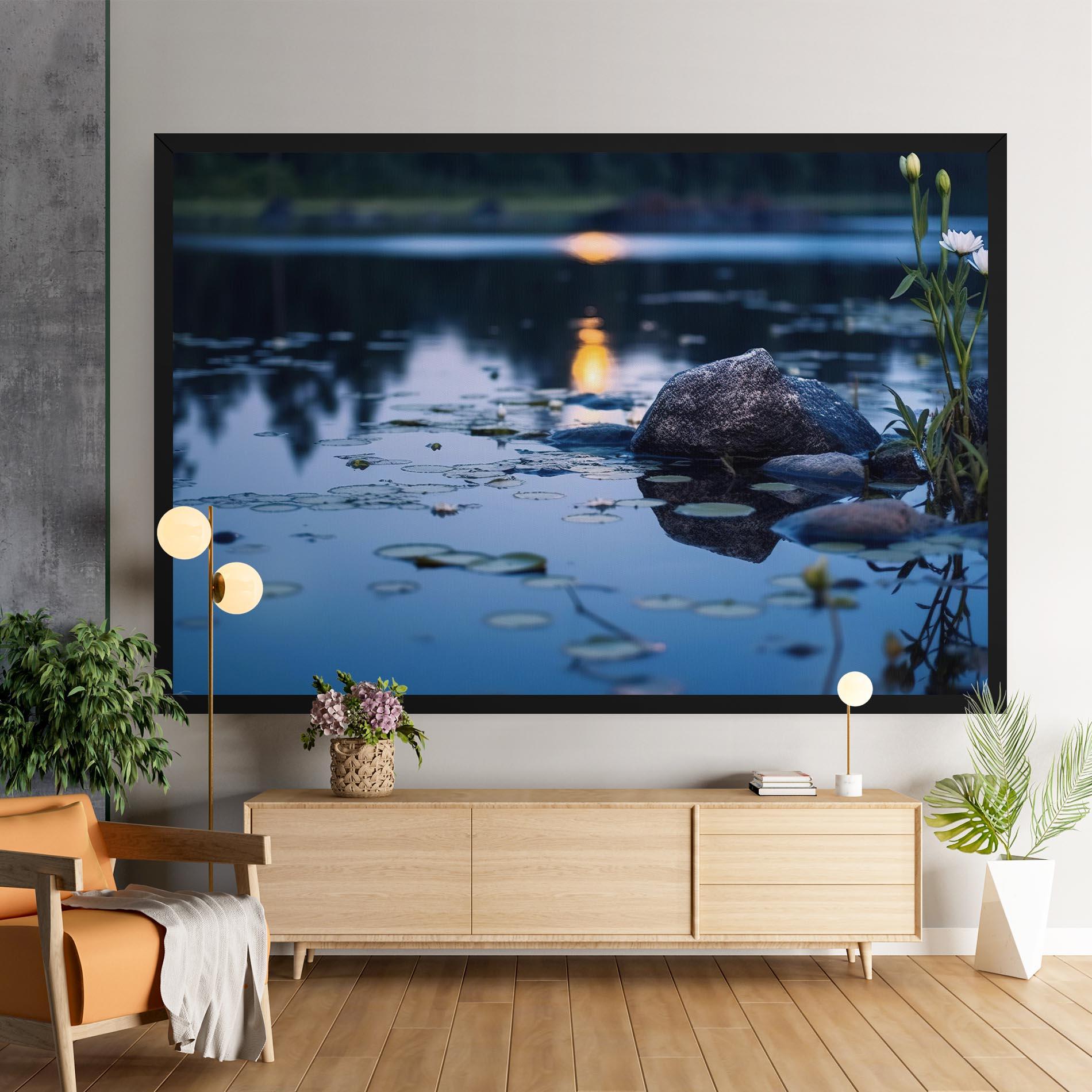 Vászonkép Water Stones mockup 9