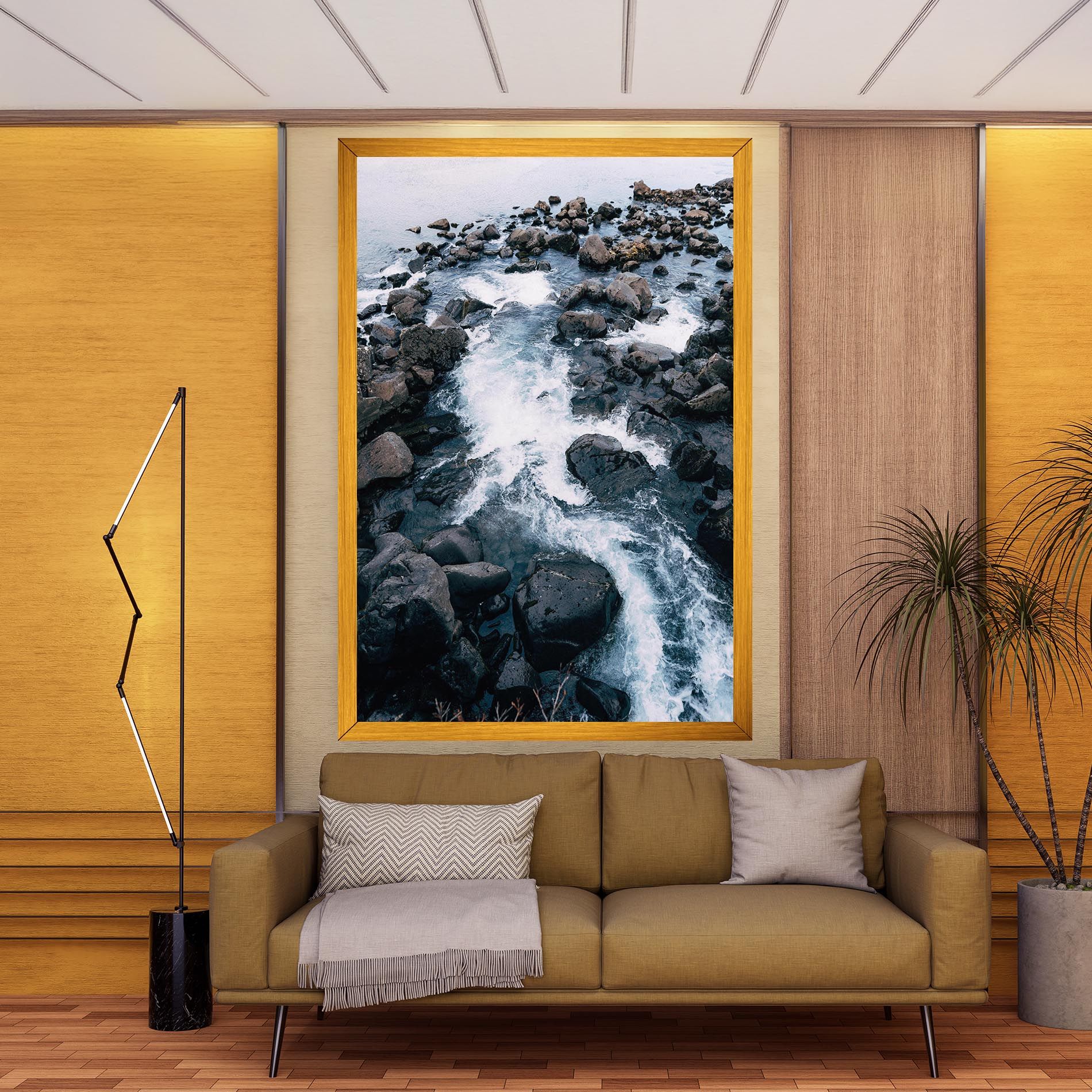 Mountain River Rock mockup 9