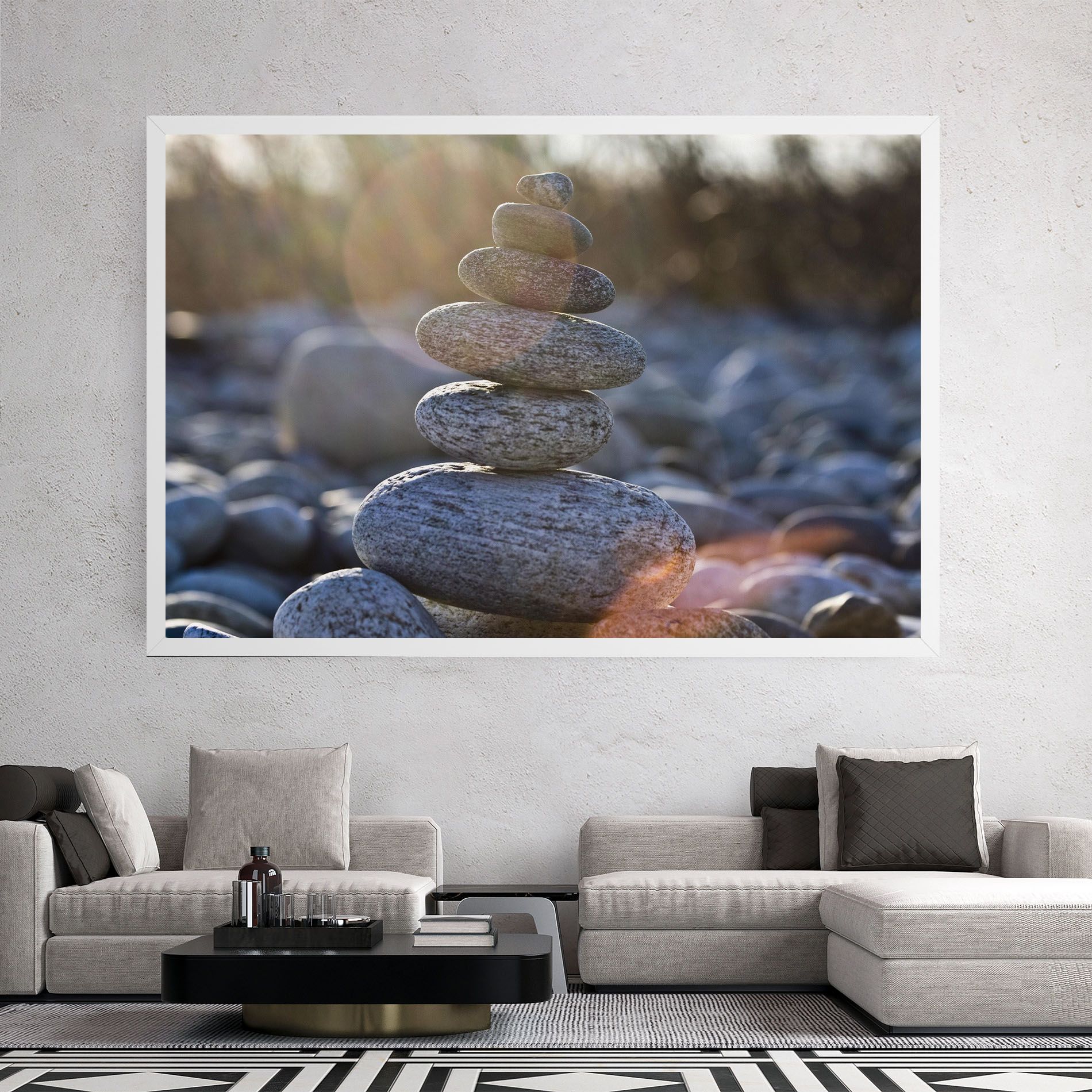Closeup Shot Rocks mockup 2