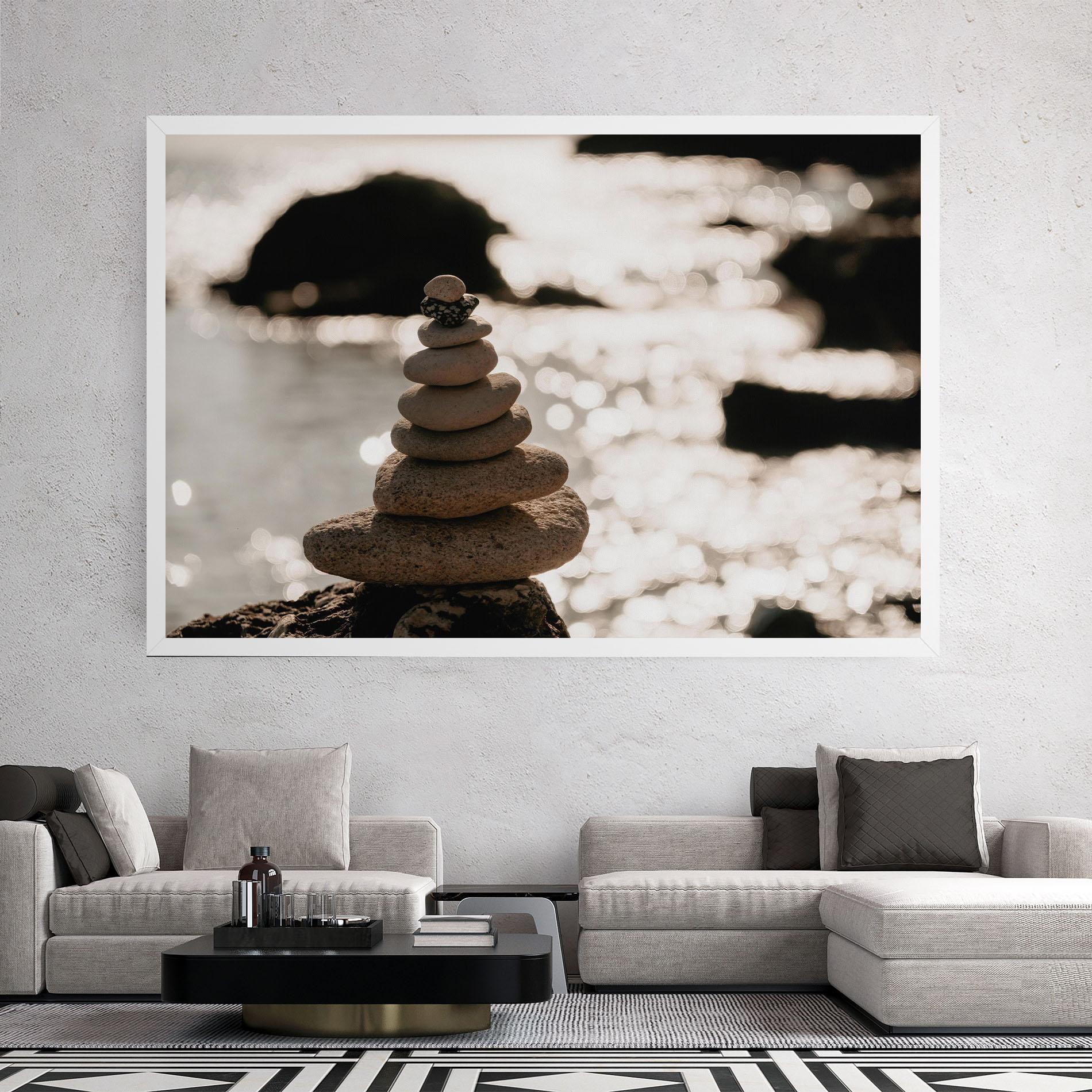 Vászonkép Pyramid Stones mockup 2