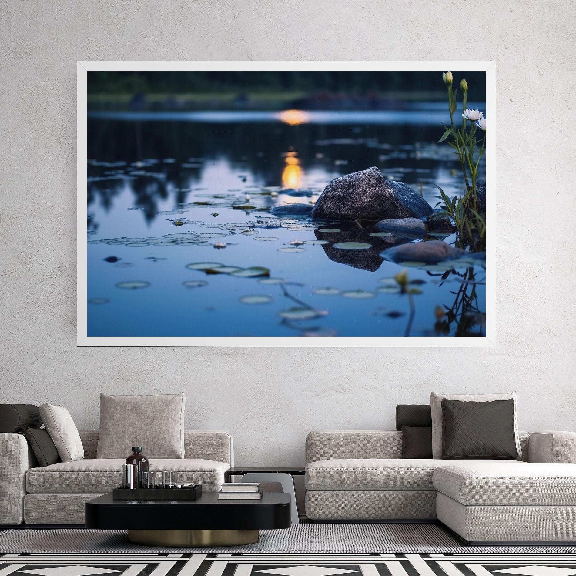 Vászonkép Water Stones mockup 2