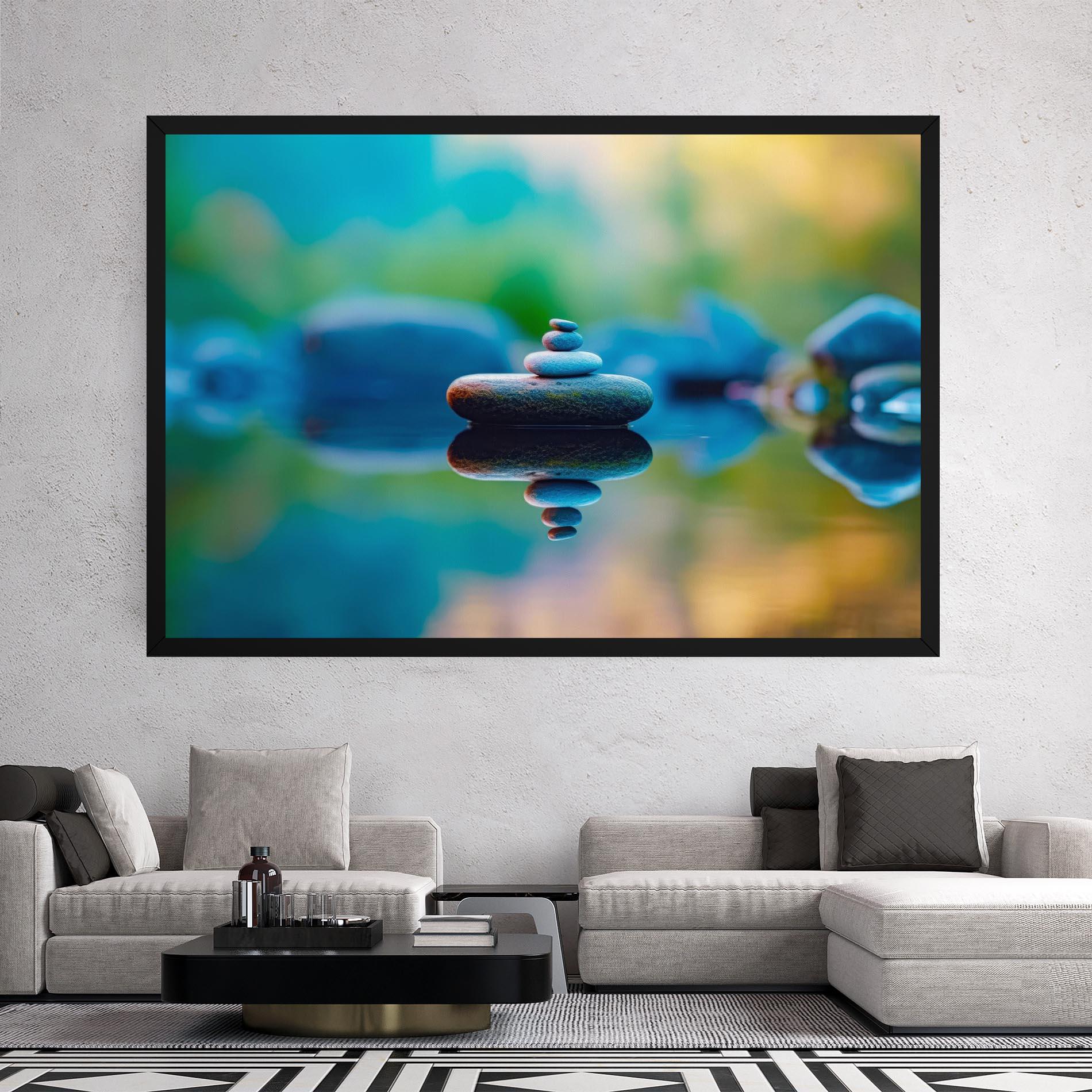 Vászonkép Pile Rocks mockup 2