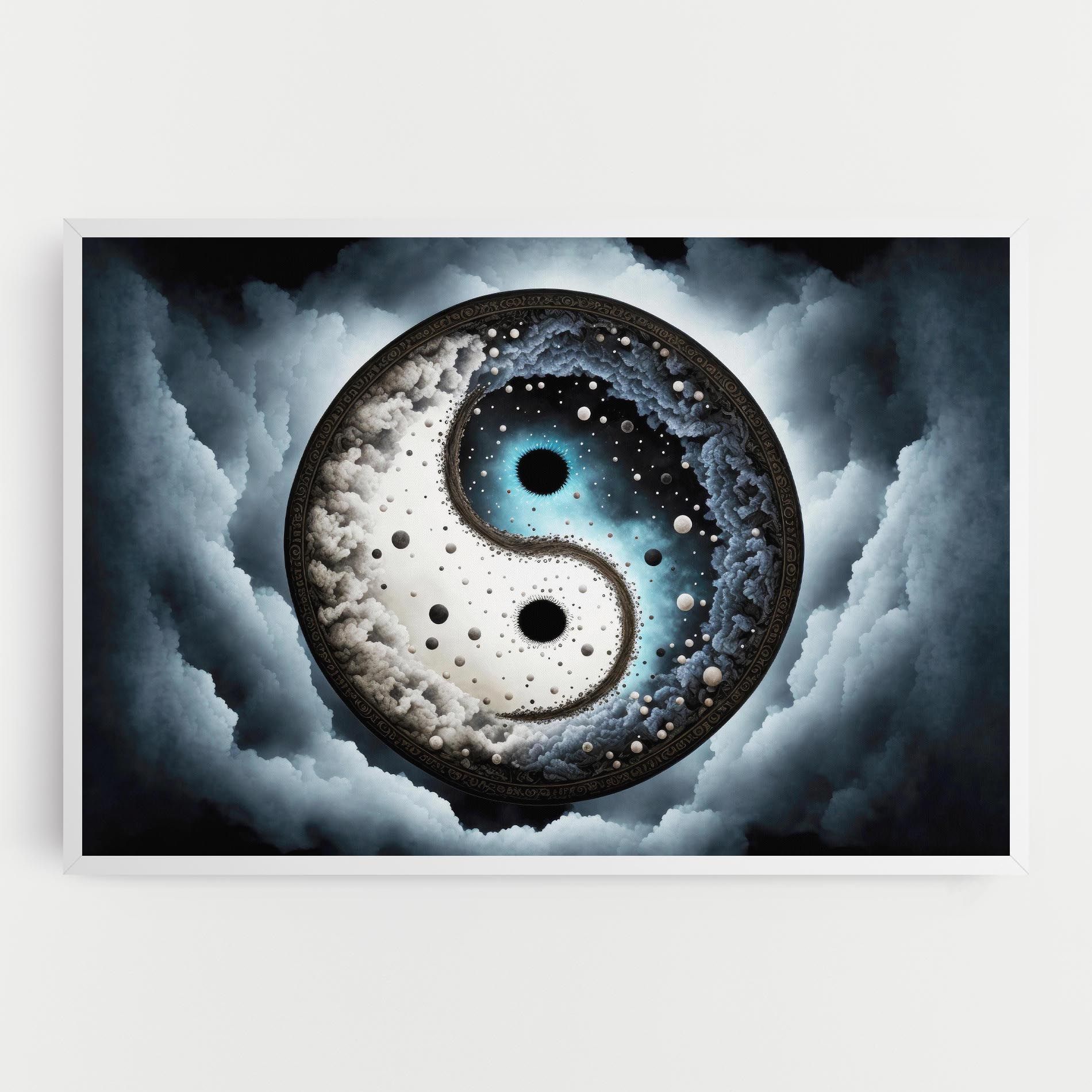 Black Blue Yinyang mockup 0