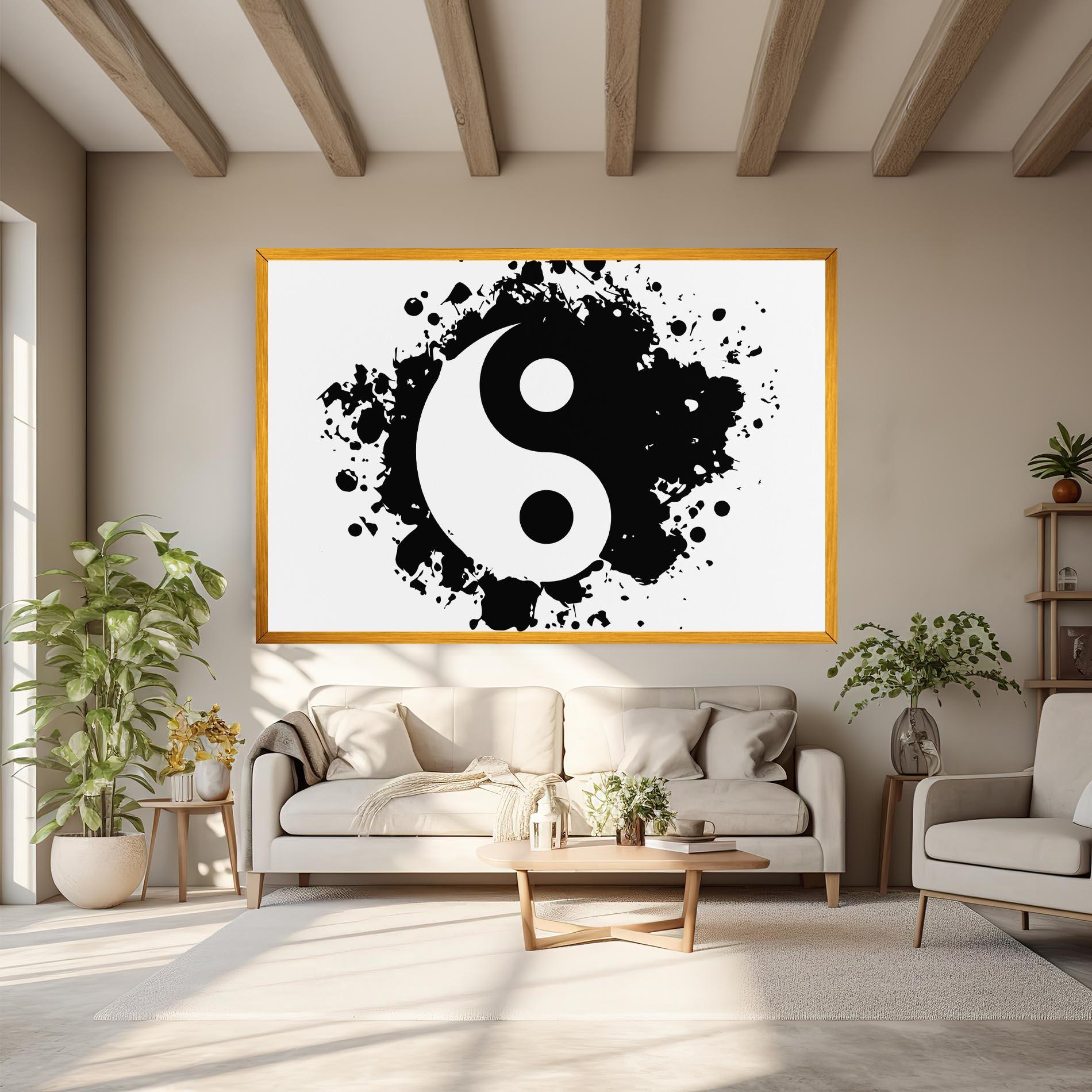 Vászonkép Yinyang Harmony mockup 6