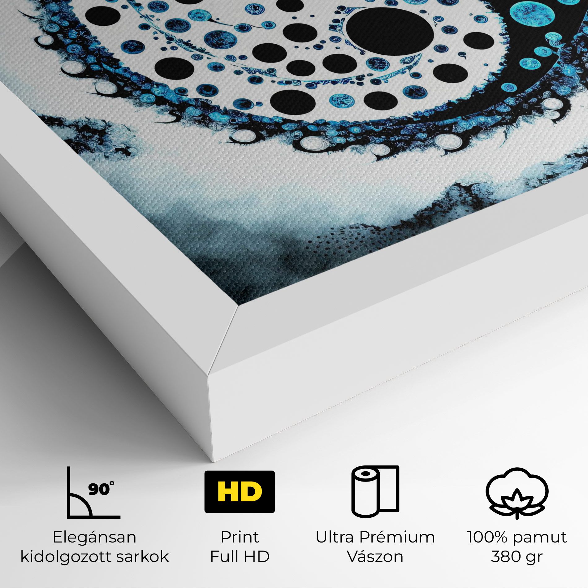 Blue White Yinyang mockup 4