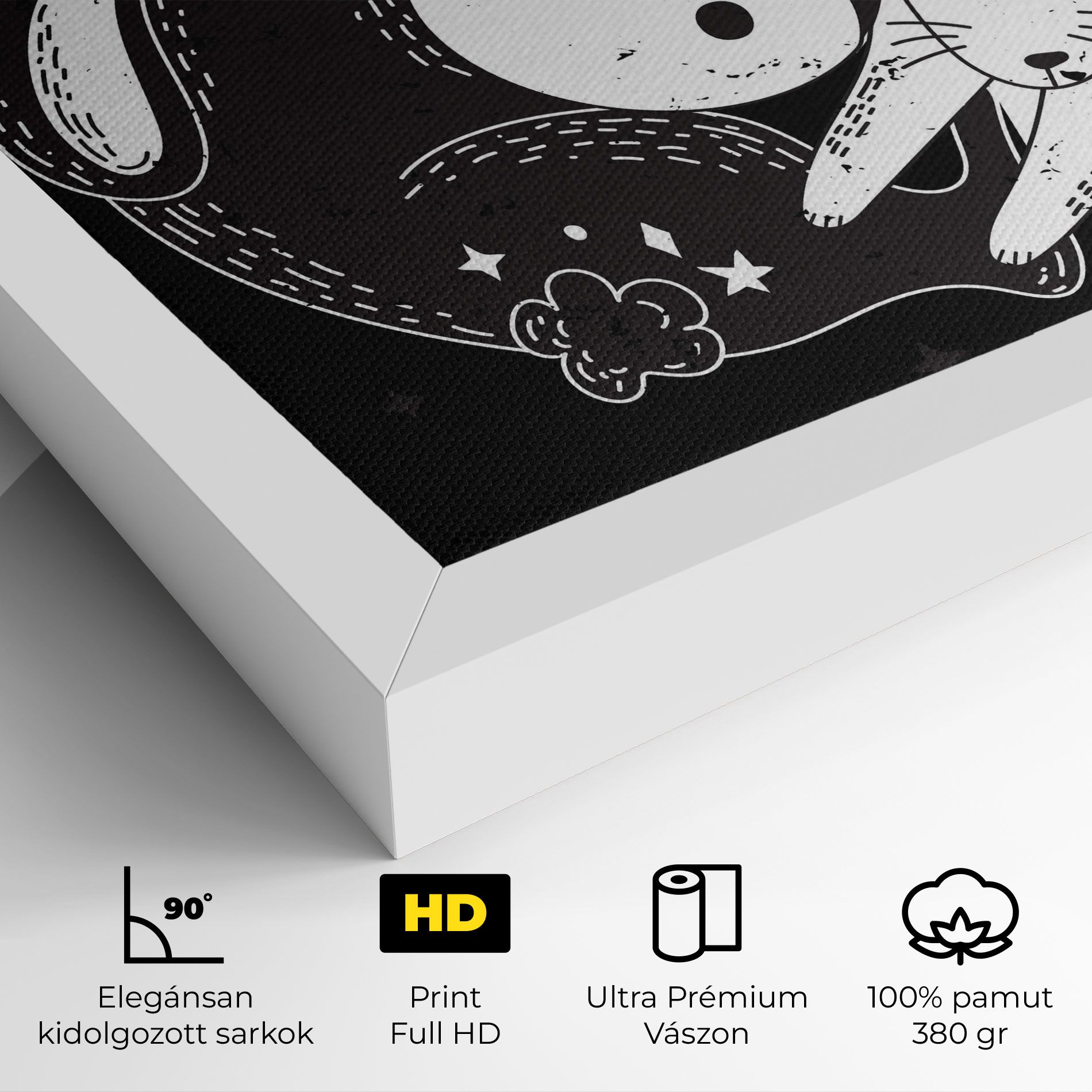 Bunny Yinyang mockup 4