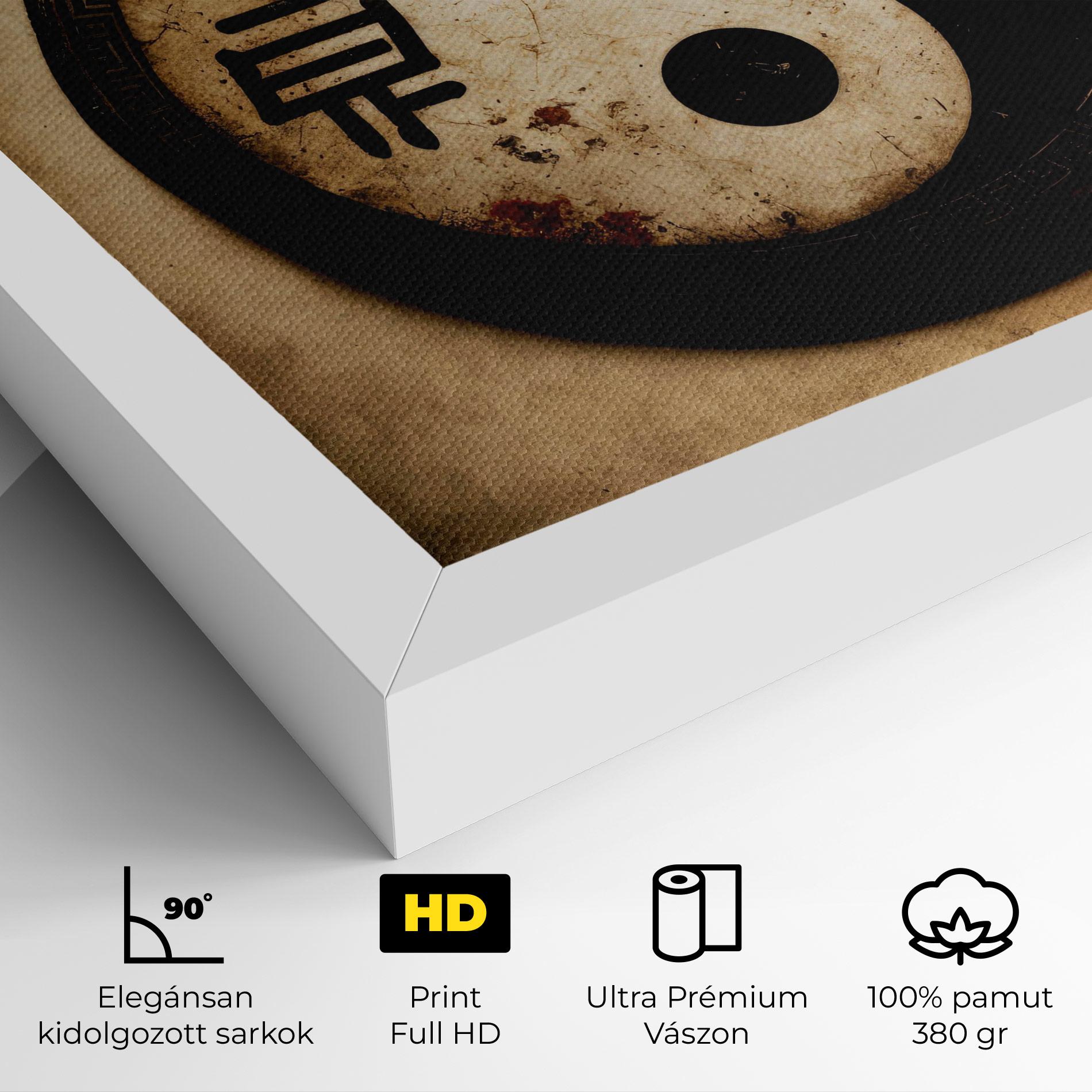 Vászonkép Chinese Yinyang mockup 4