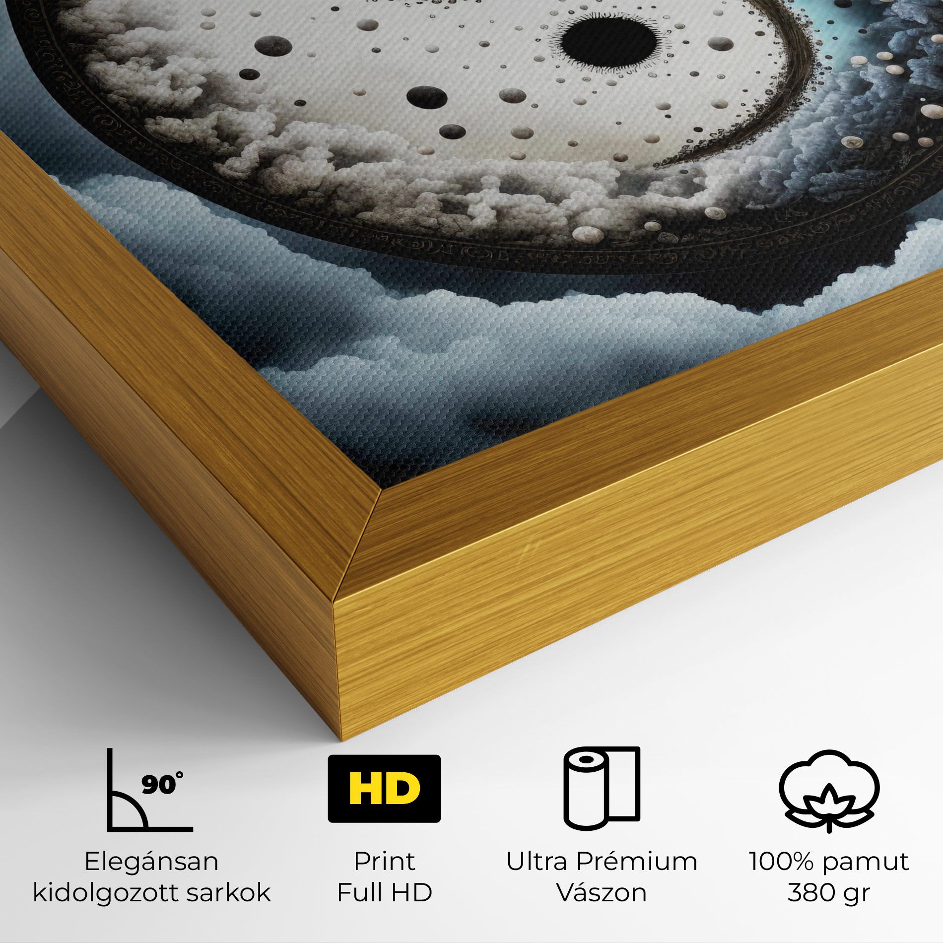 Black Blue Yinyang mockup 4