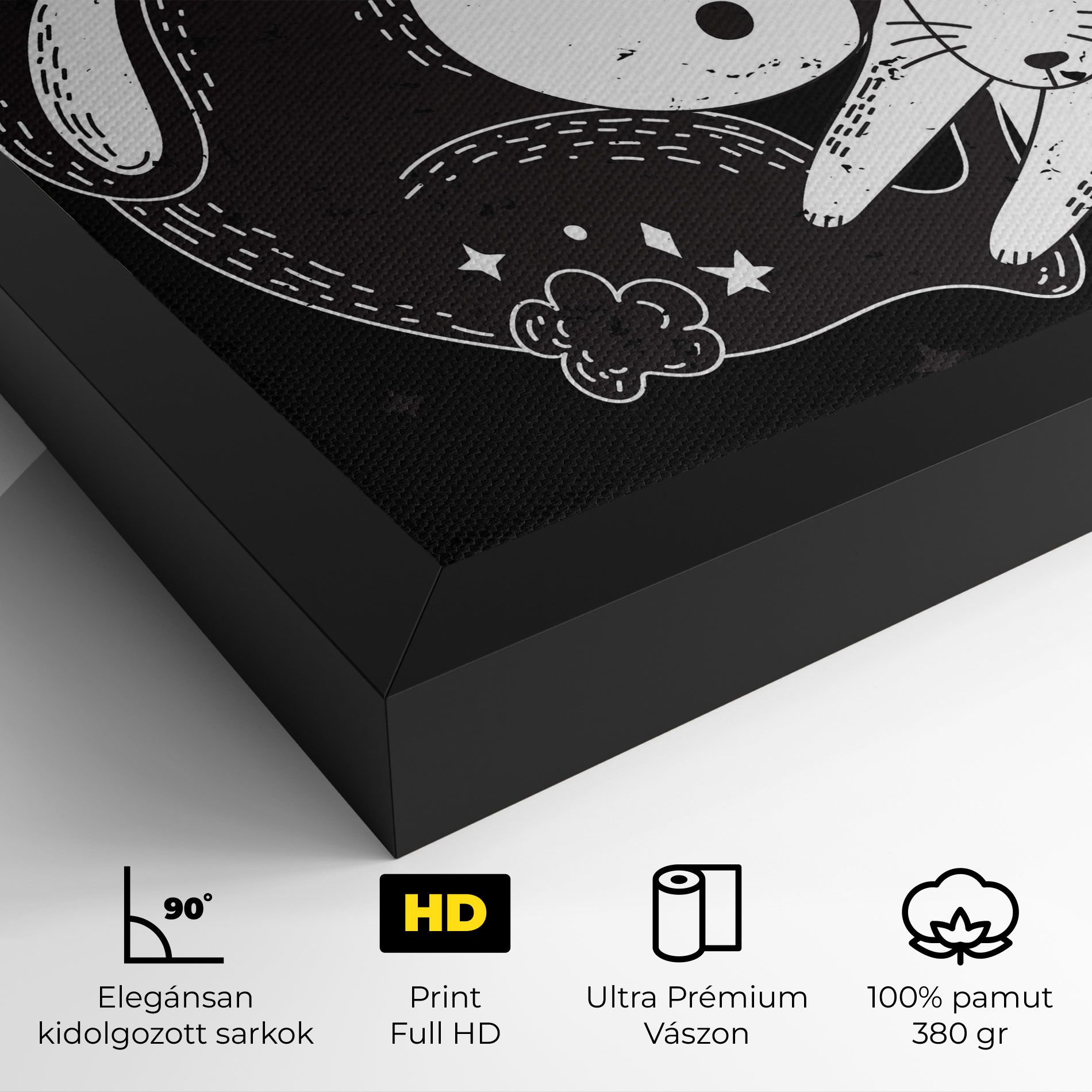 Bunny Yinyang mockup 4