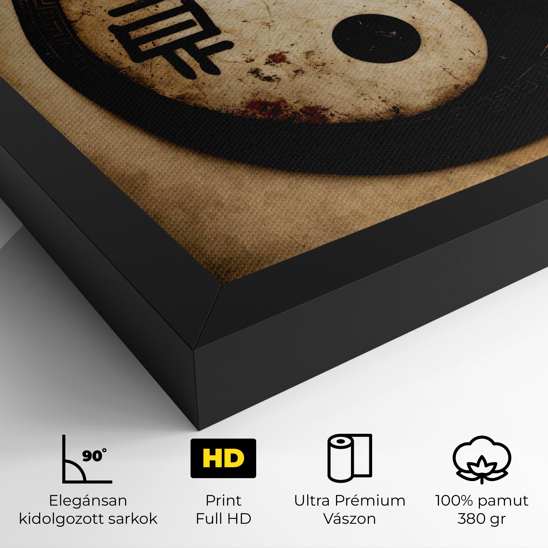 Vászonkép Chinese Yinyang mockup 4