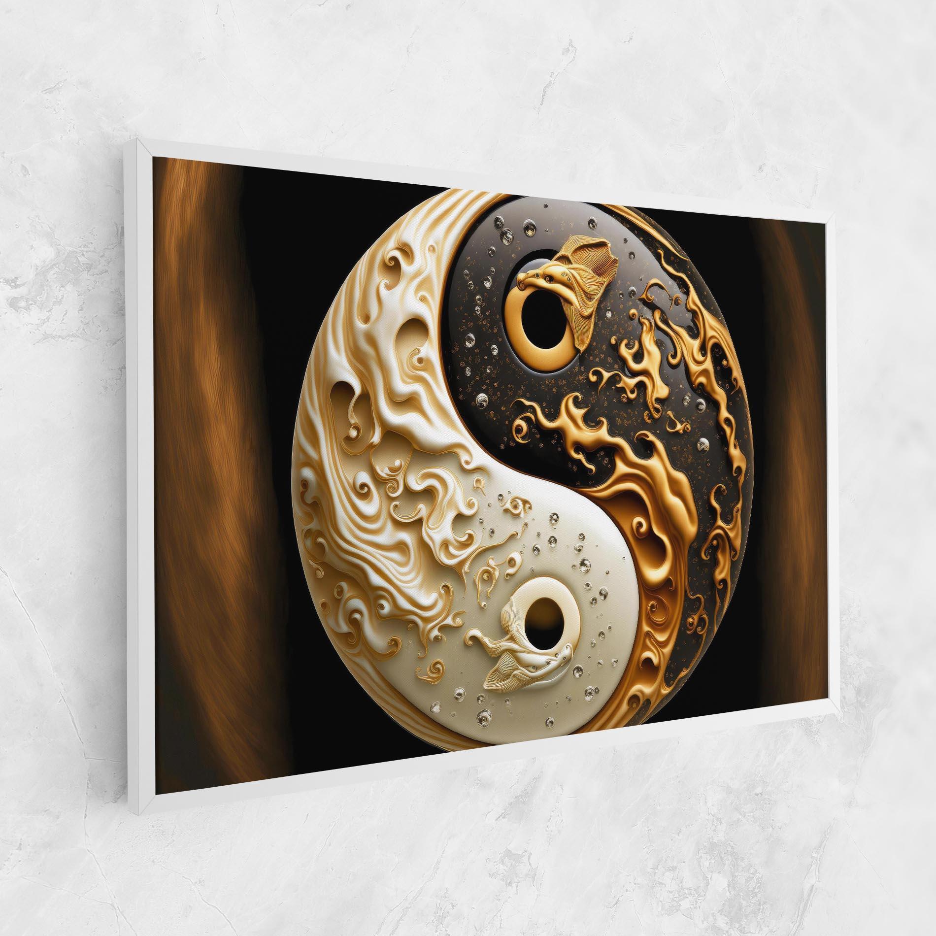 Vászonkép Caramel Yinyang mockup 1
