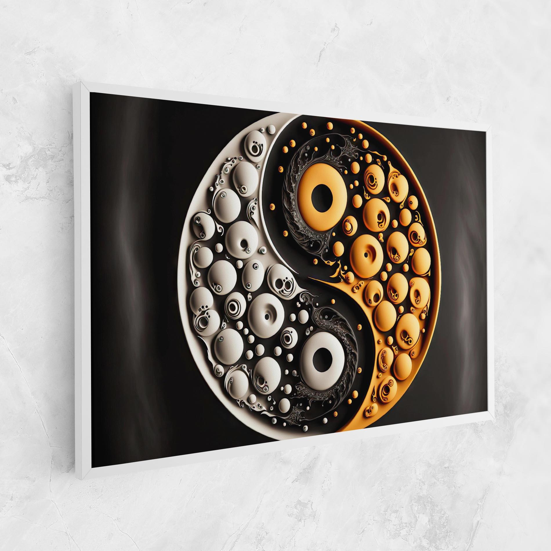Vászonkép Cream Balls Yinyang mockup 1