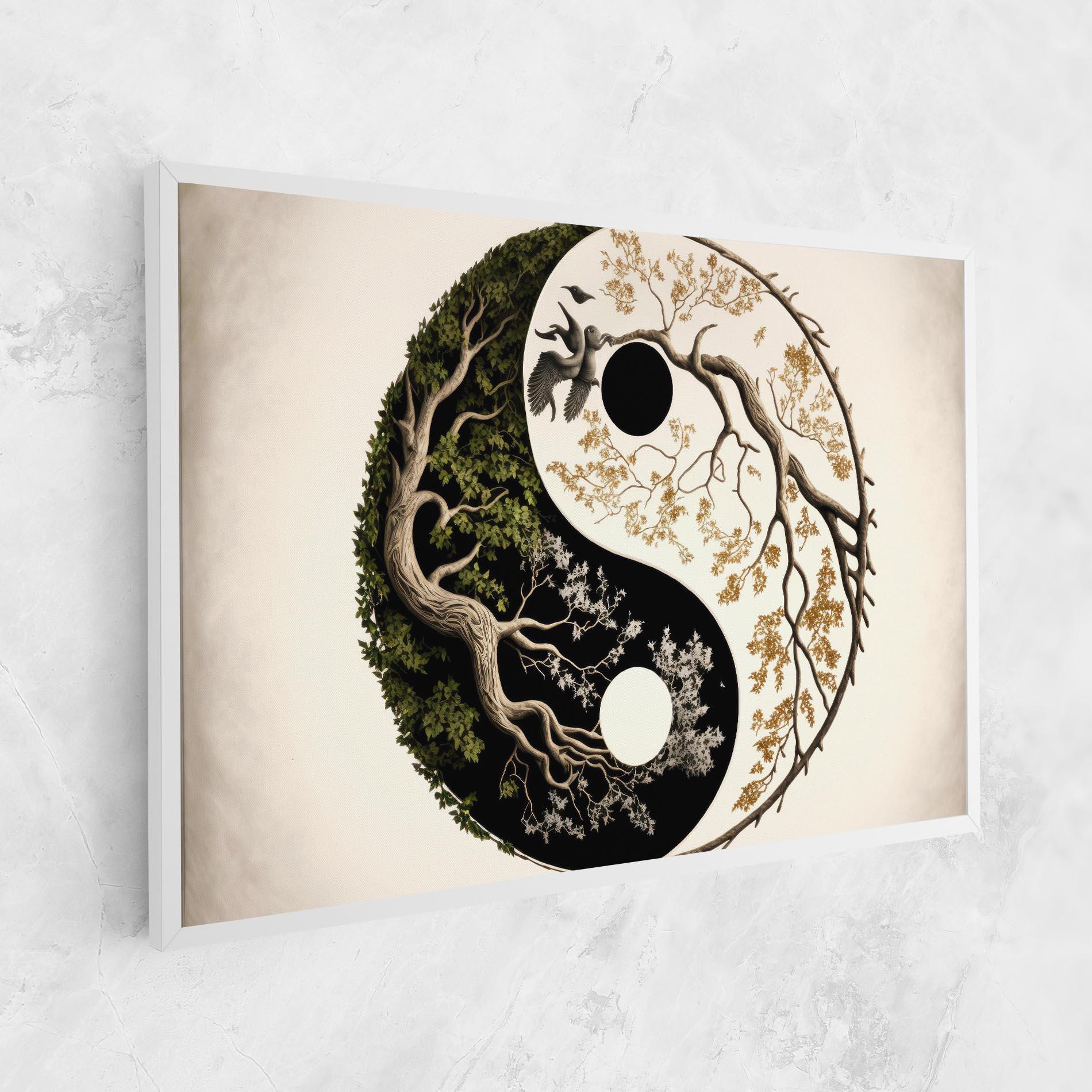 Vászonkép Tree Yinyang mockup 1