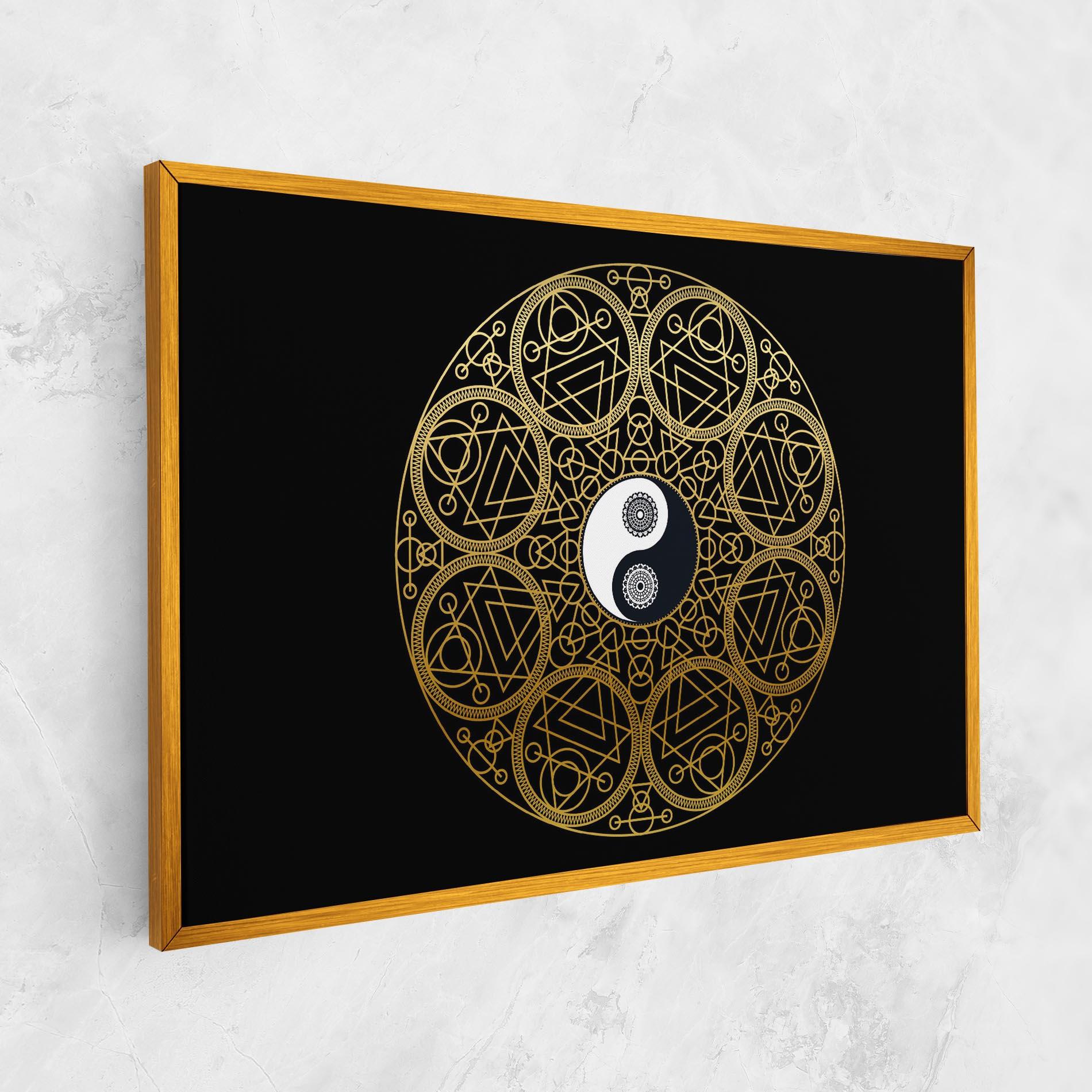 Vászonkép Meditation Mandala mockup 1