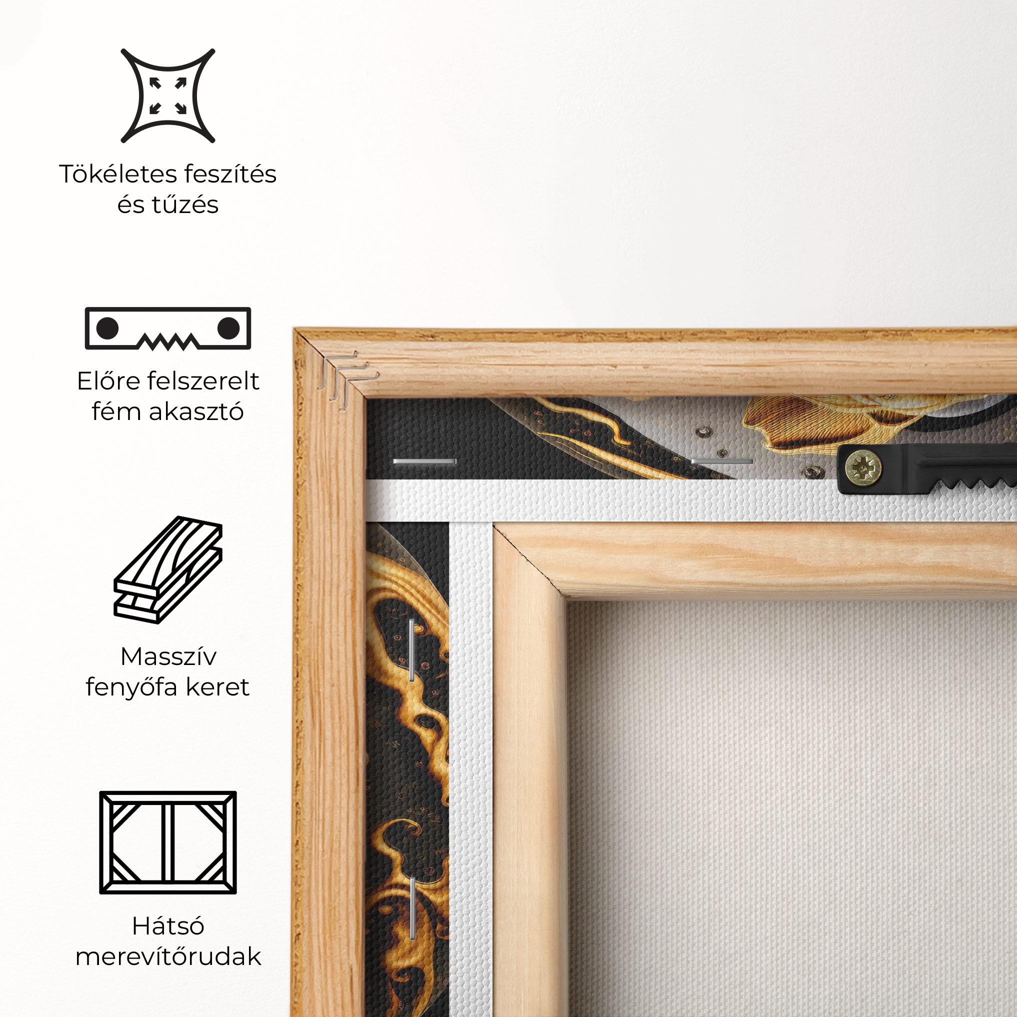 Vászonkép Caramel Yinyang mockup 5