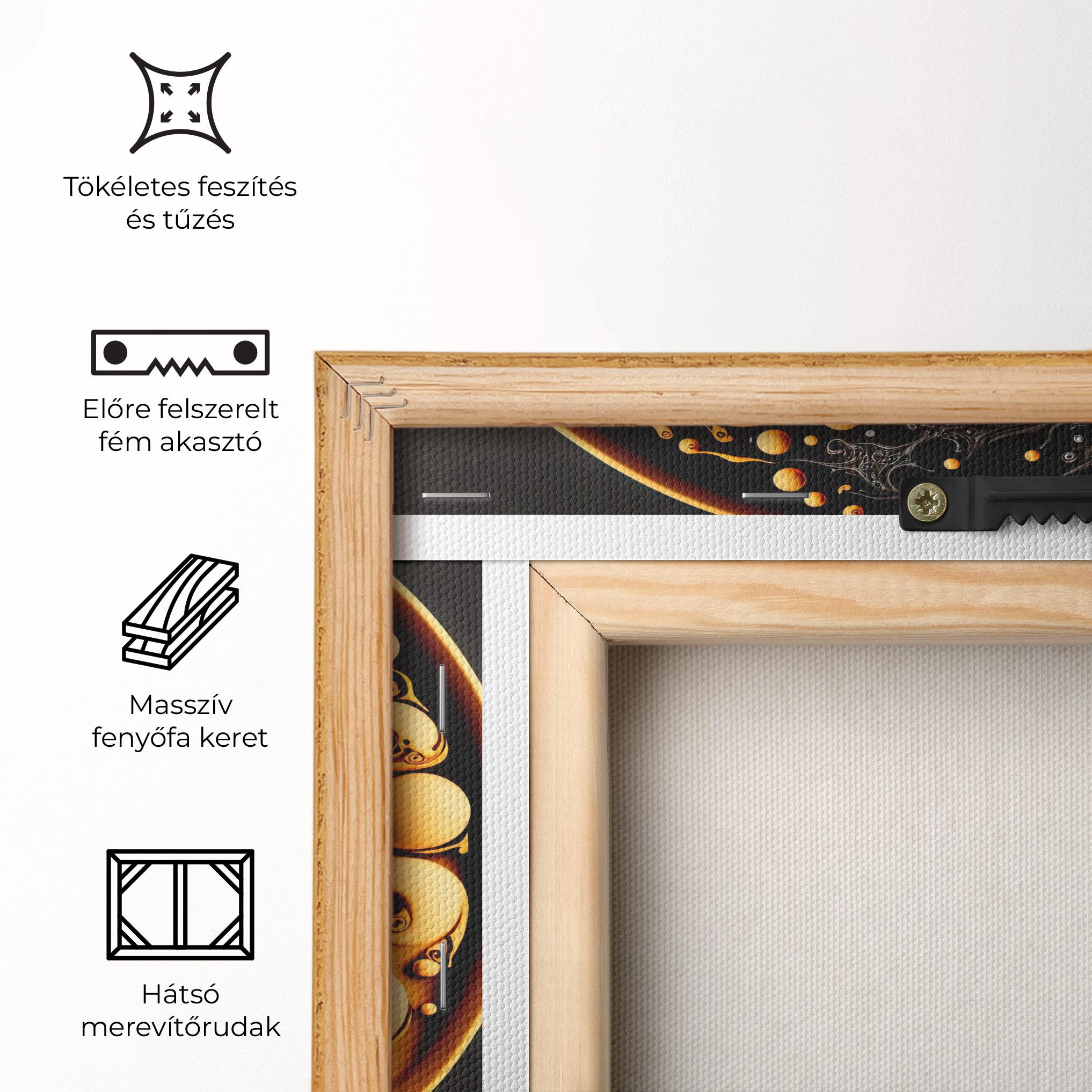 Vászonkép Cream Balls Yinyang mockup 5