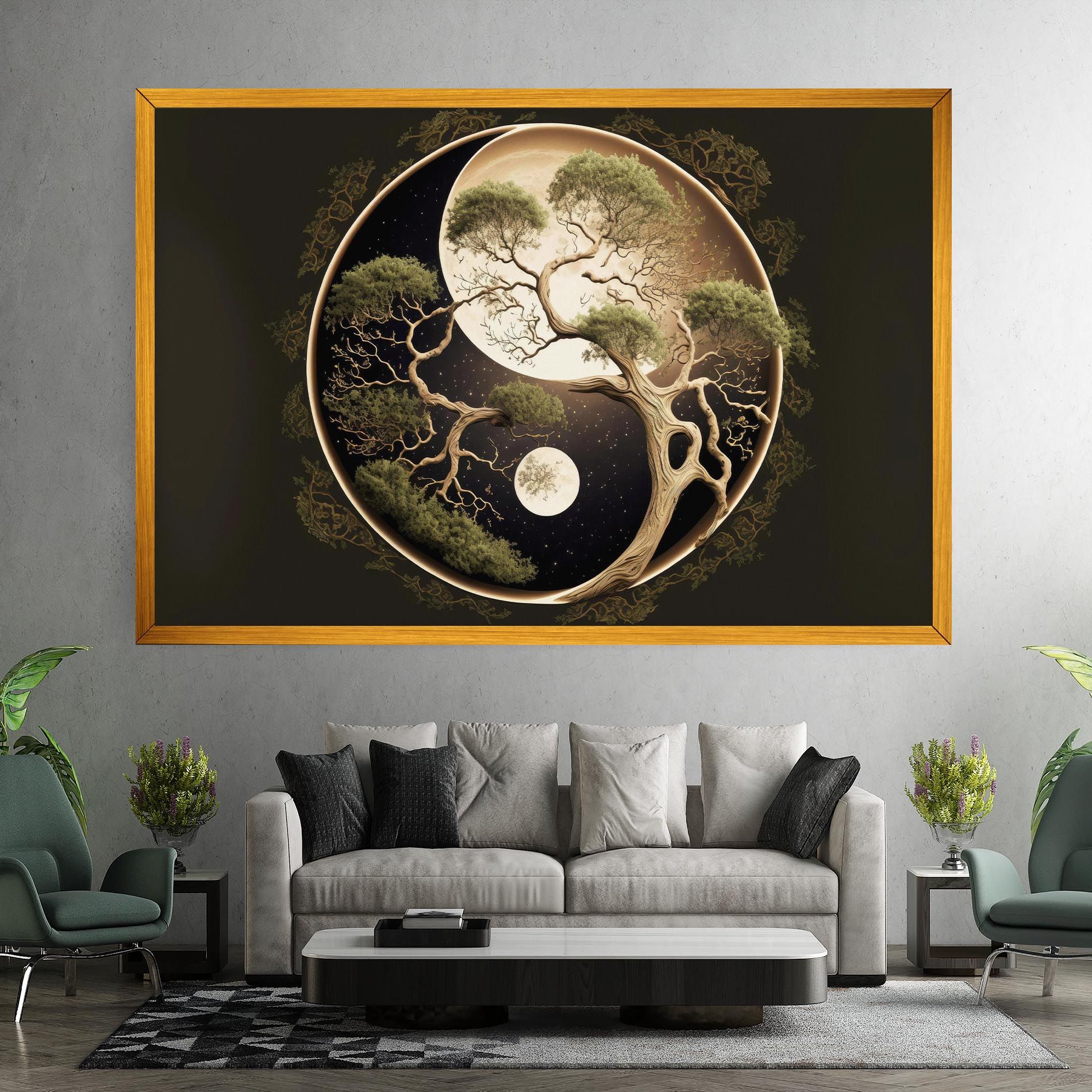 Green Tree Yinyang mockup 7