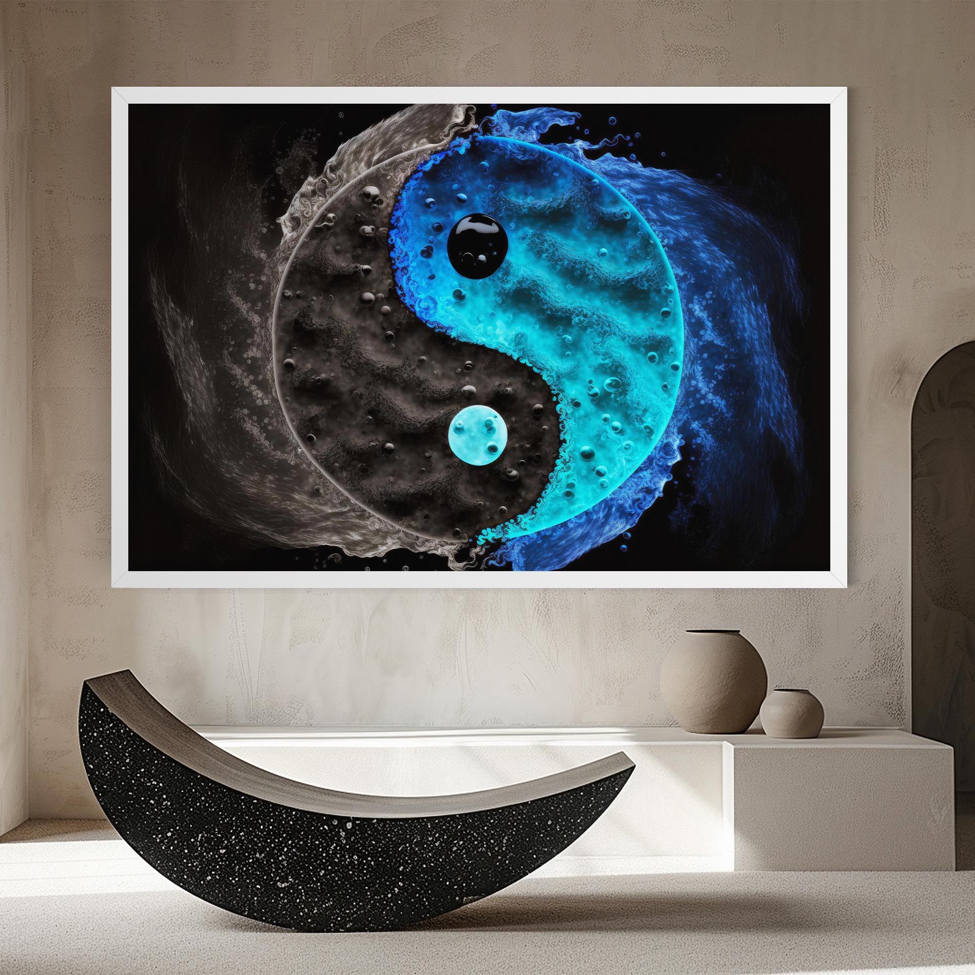 Blue Water Yinyang mockup 8
