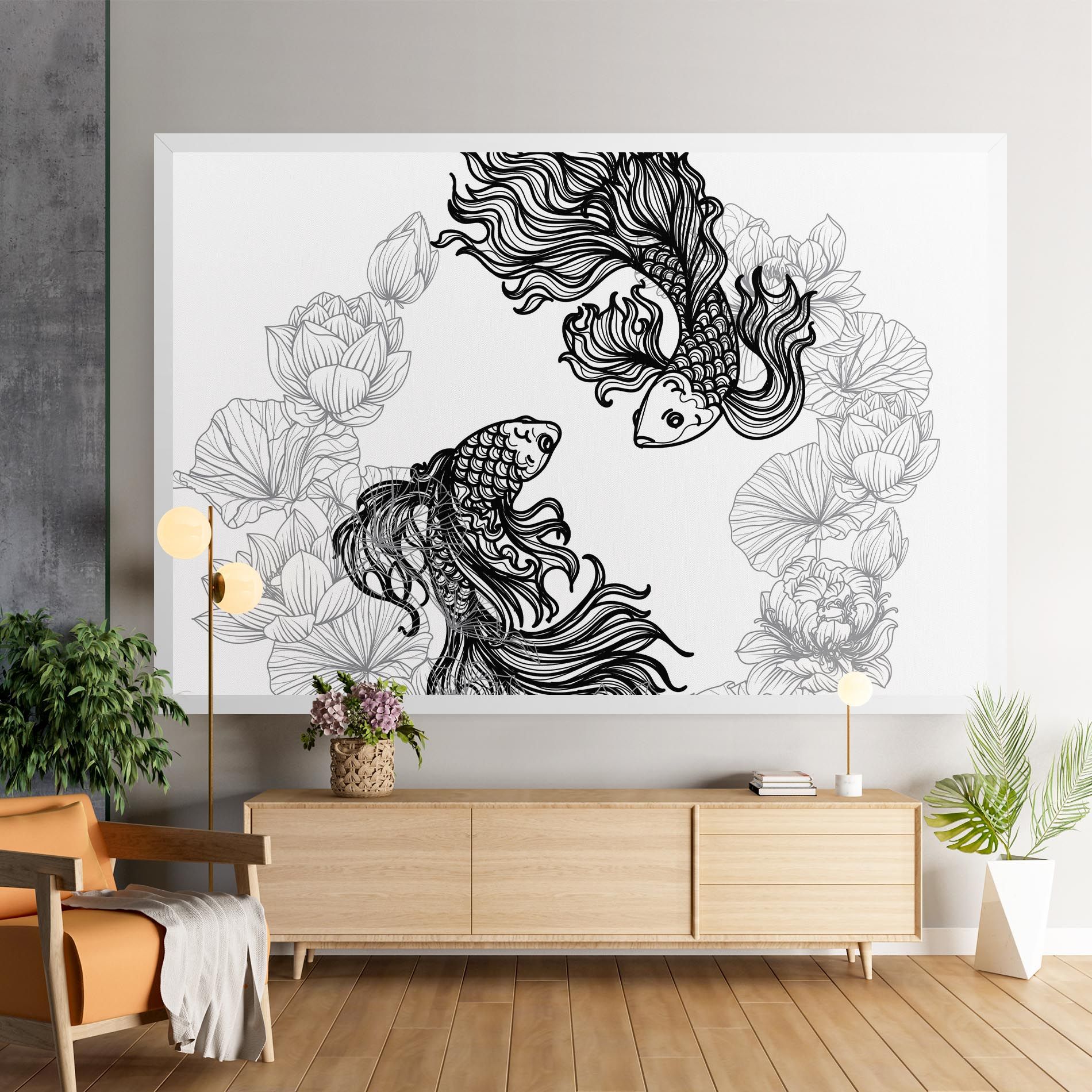 Fish Yinyang mockup 9
