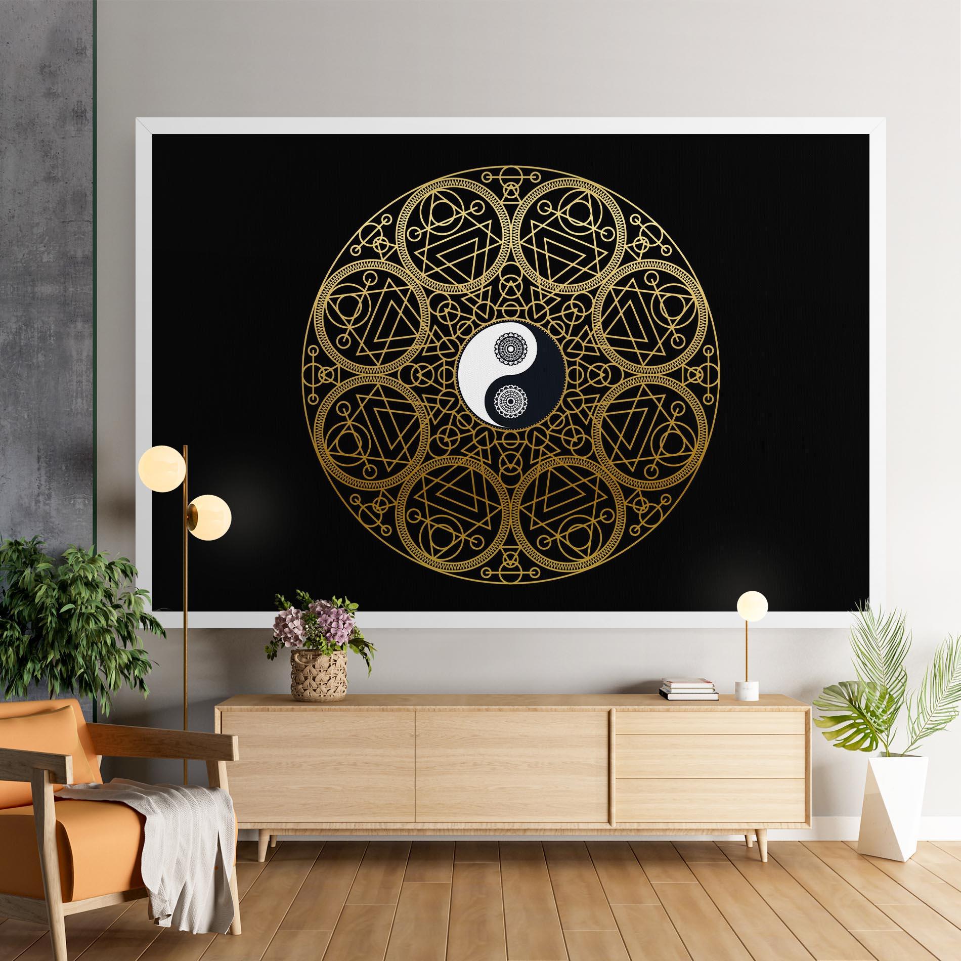 Vászonkép Meditation Mandala mockup 9