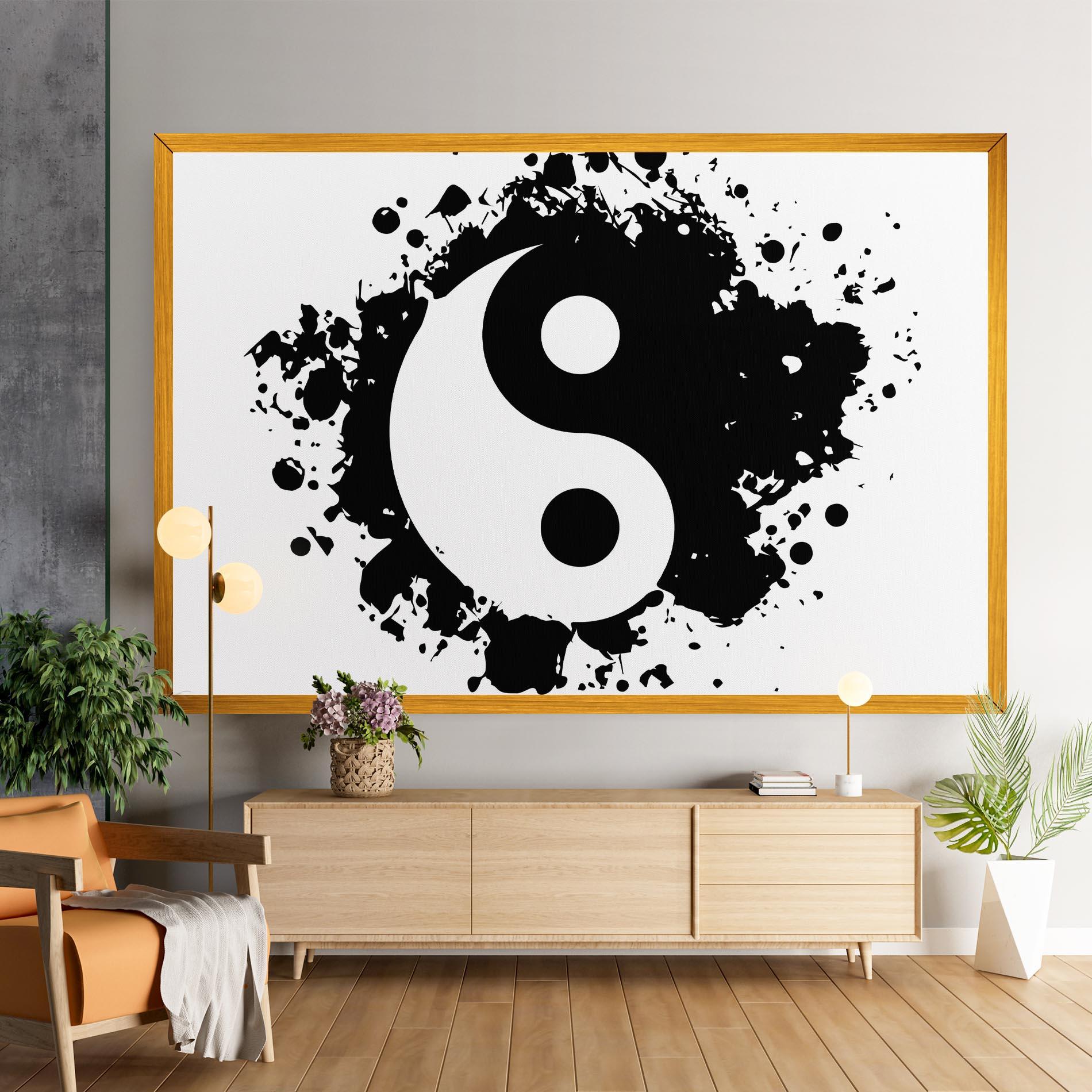 Vászonkép Yinyang Harmony mockup 9
