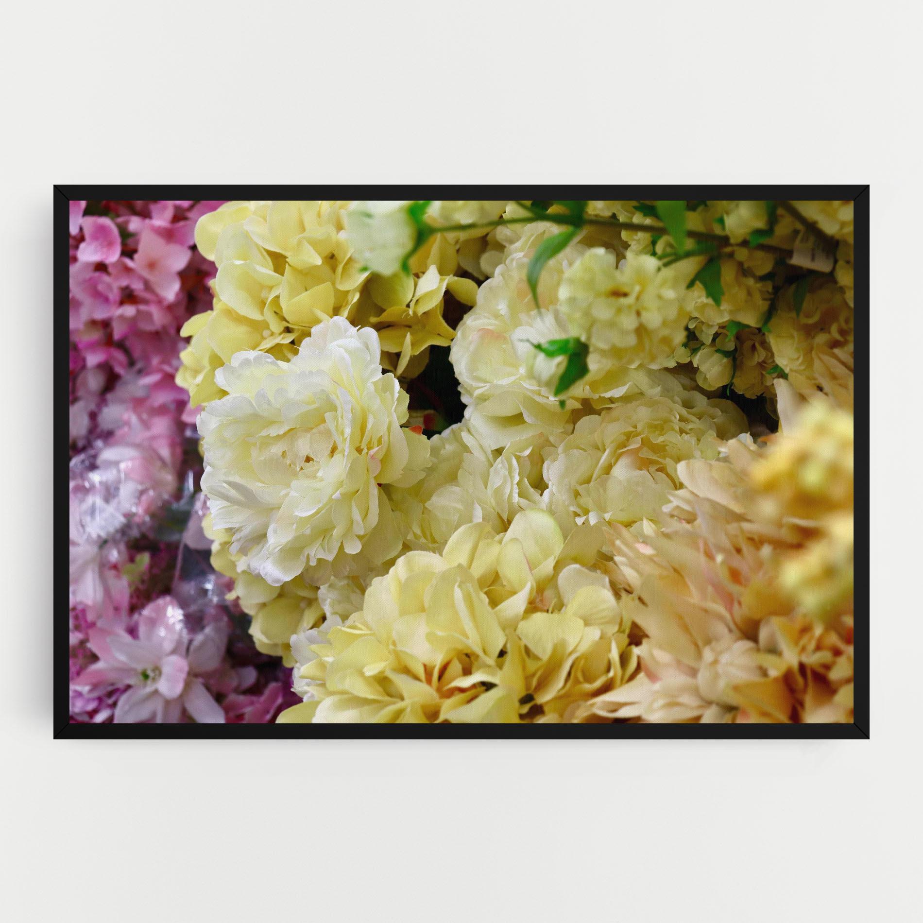 Vászonkép Beautiful Yellow Pastel mockup 0