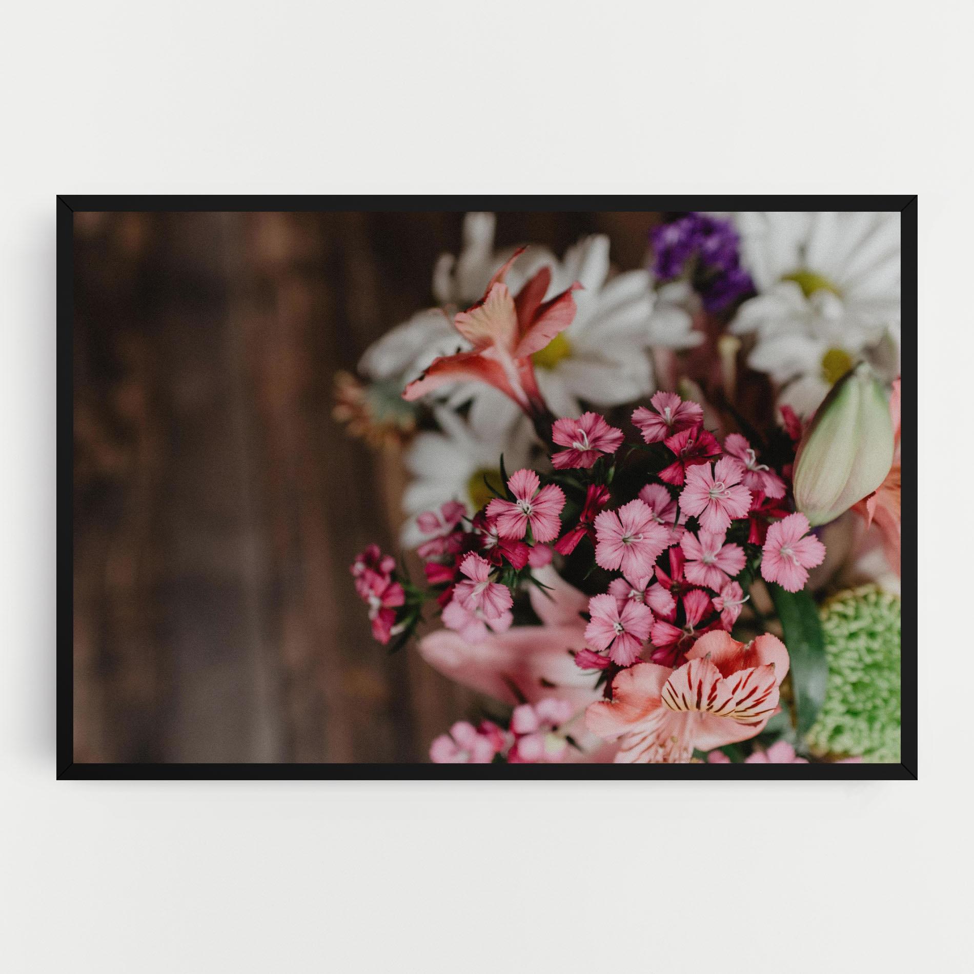 Vászonkép Small Flowers Bouquet mockup 0