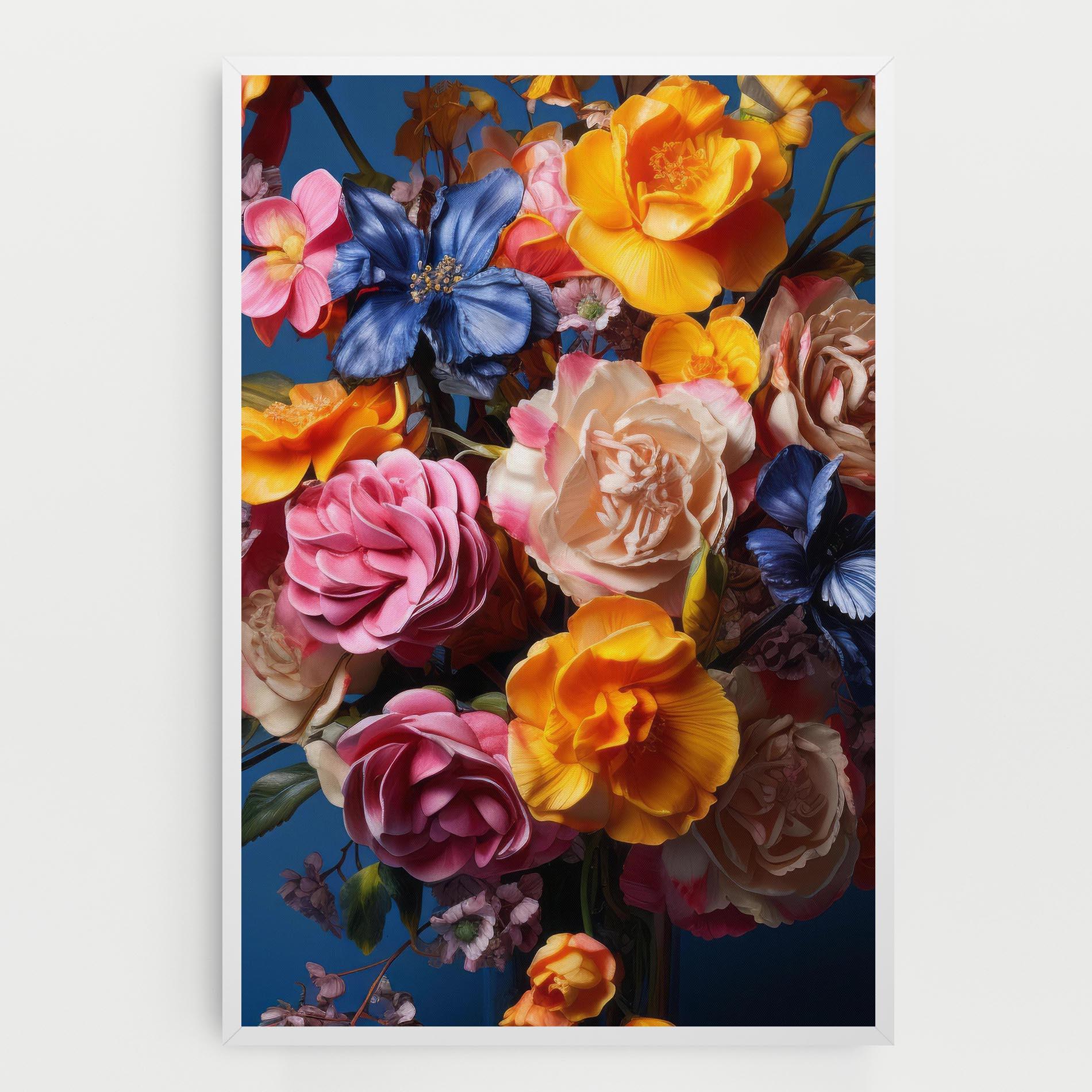 Vászonkép Colorful Flower Bouquet mockup 0