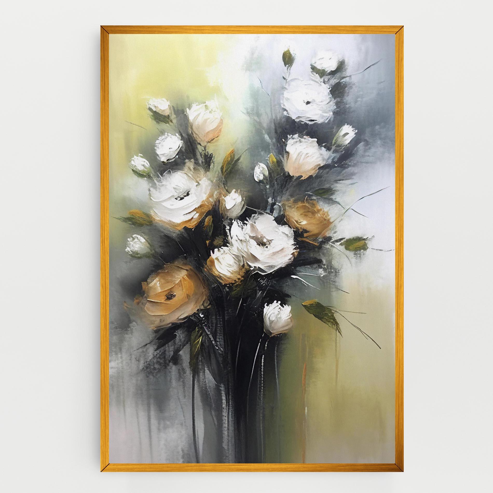 Vászonkép Bouquet Painting mockup 0