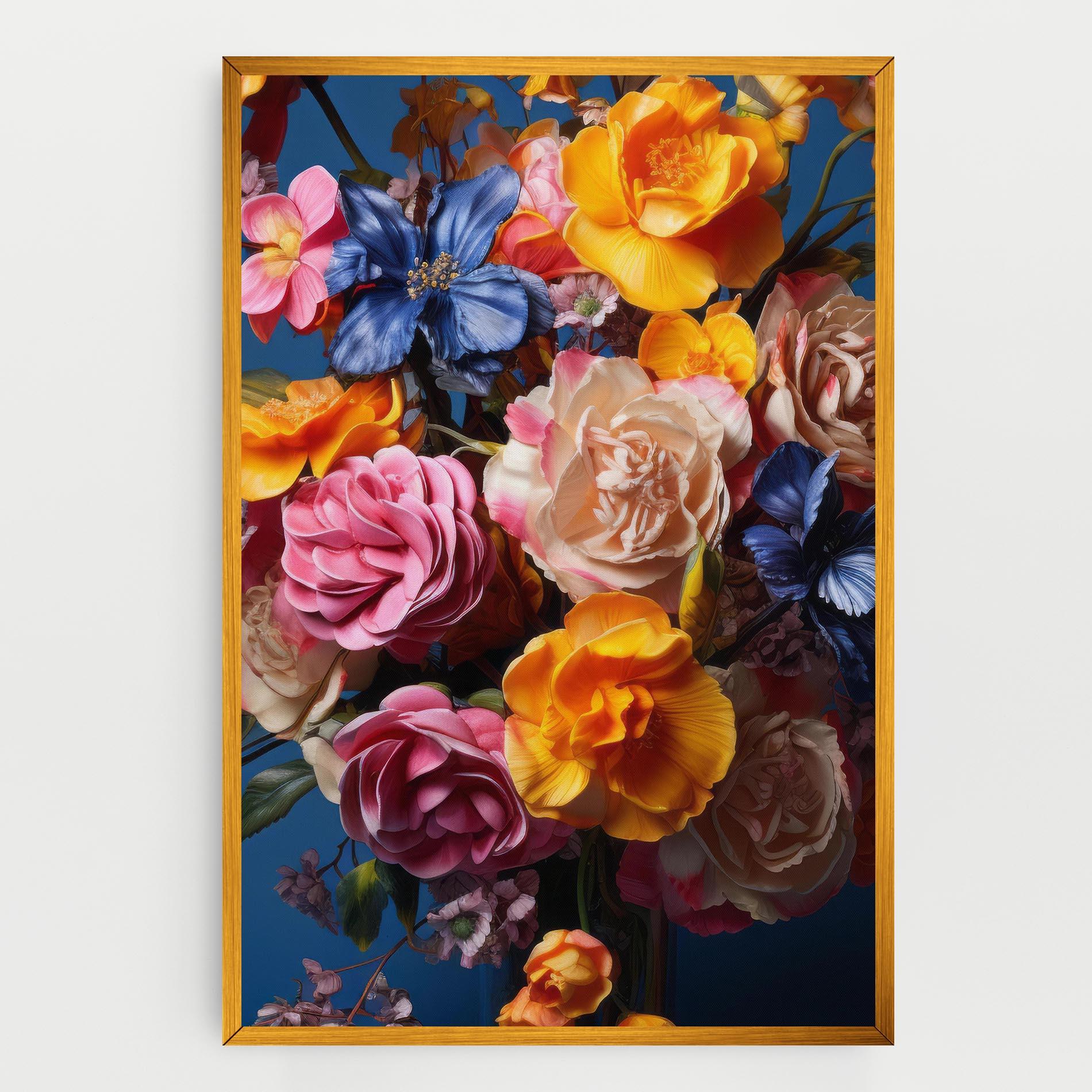 Vászonkép Colorful Flower Bouquet mockup 0