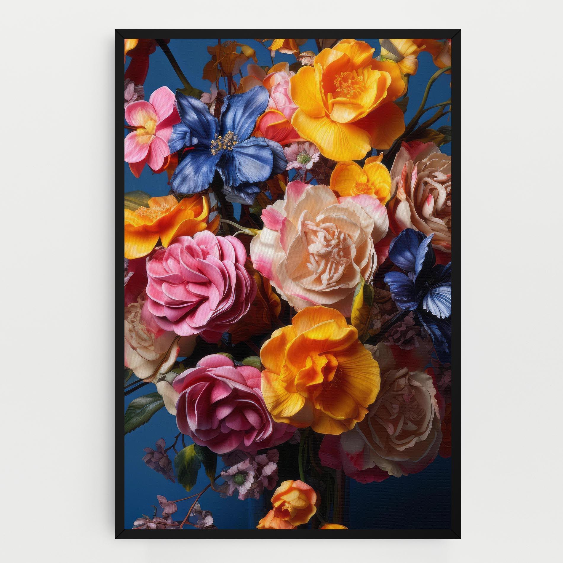 Vászonkép Colorful Flower Bouquet mockup 0