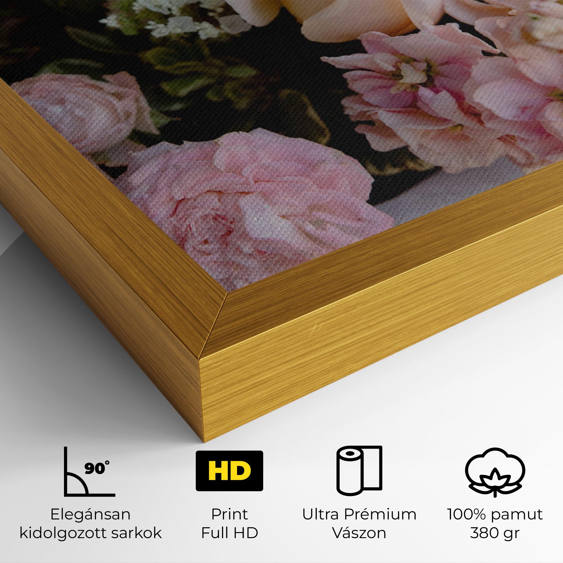 Vászonkép Beautiful Pink Pastel mockup 4