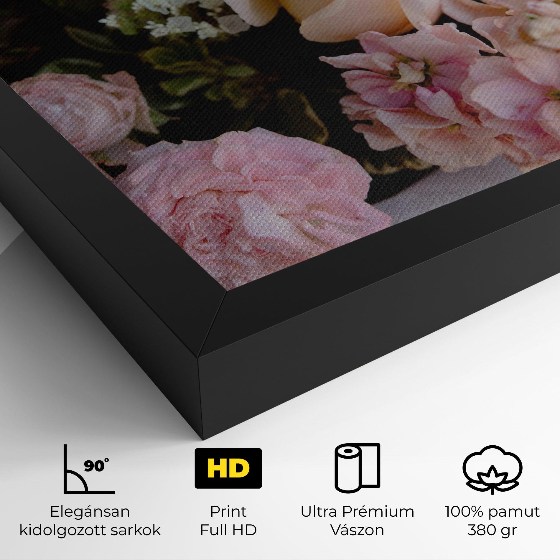 Vászonkép Beautiful Pink Pastel mockup 4