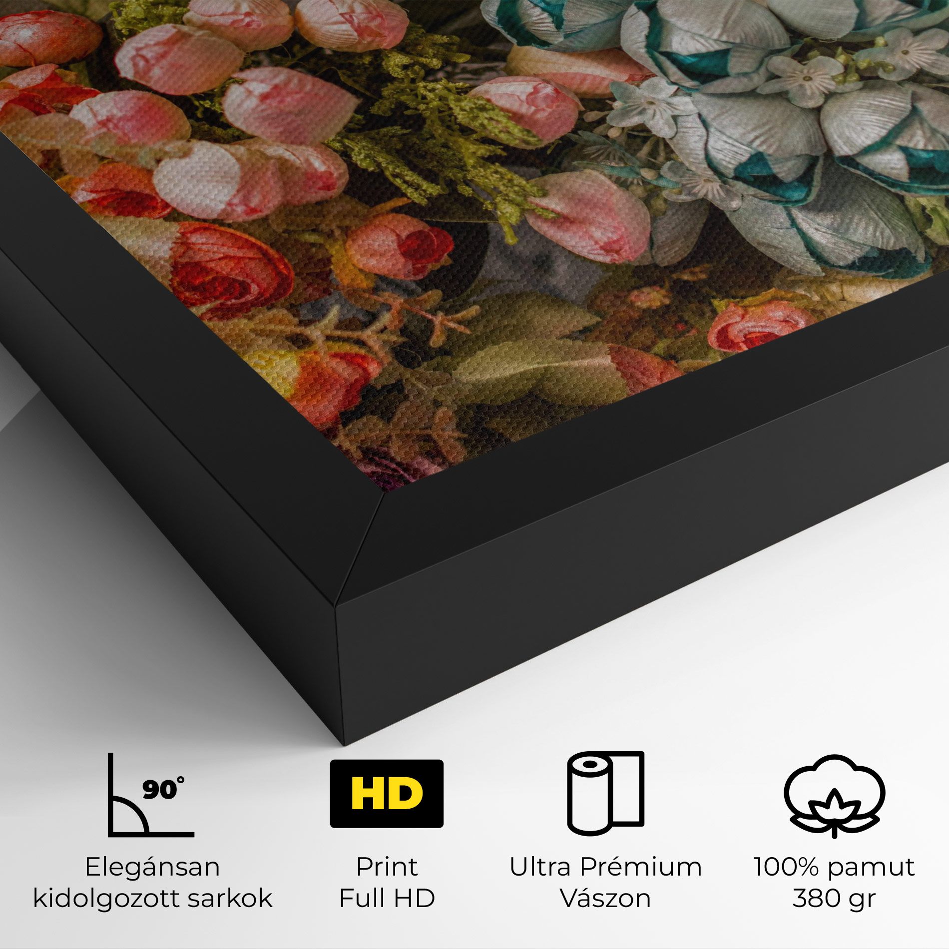 Fake Flowers Wall mockup 4