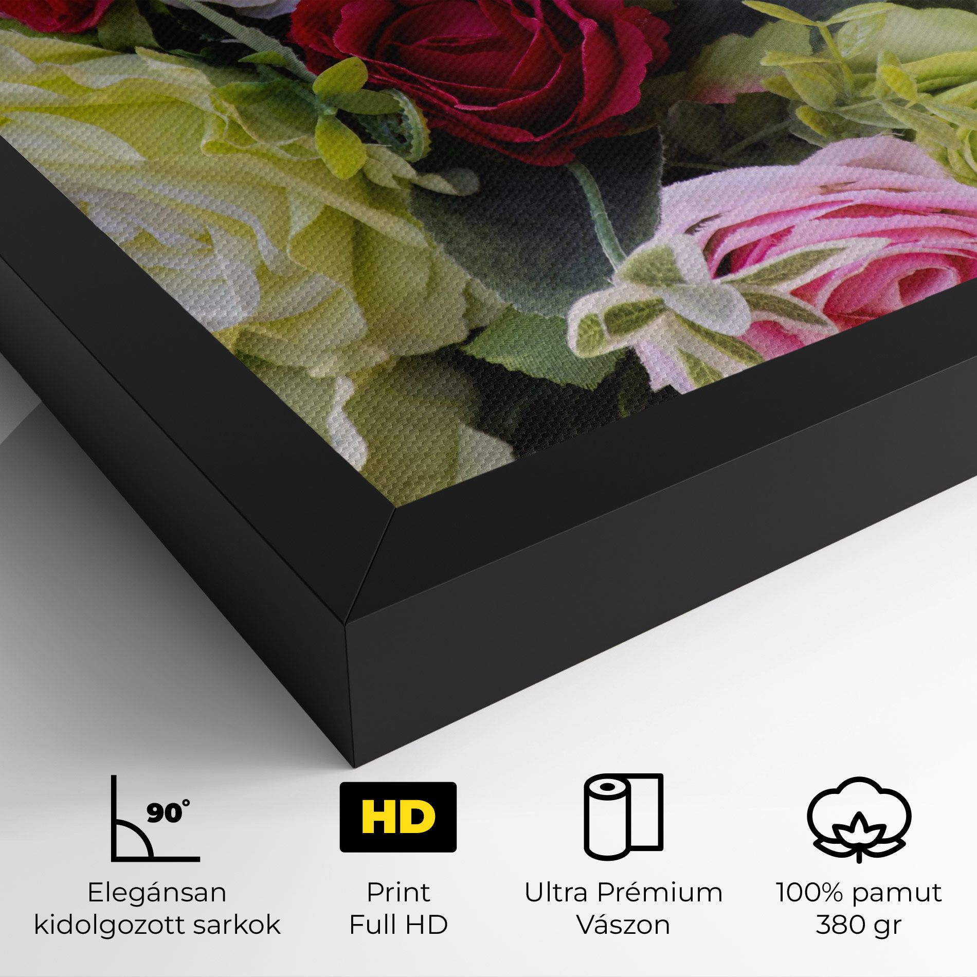 Mixed Roses Bouquet mockup 4