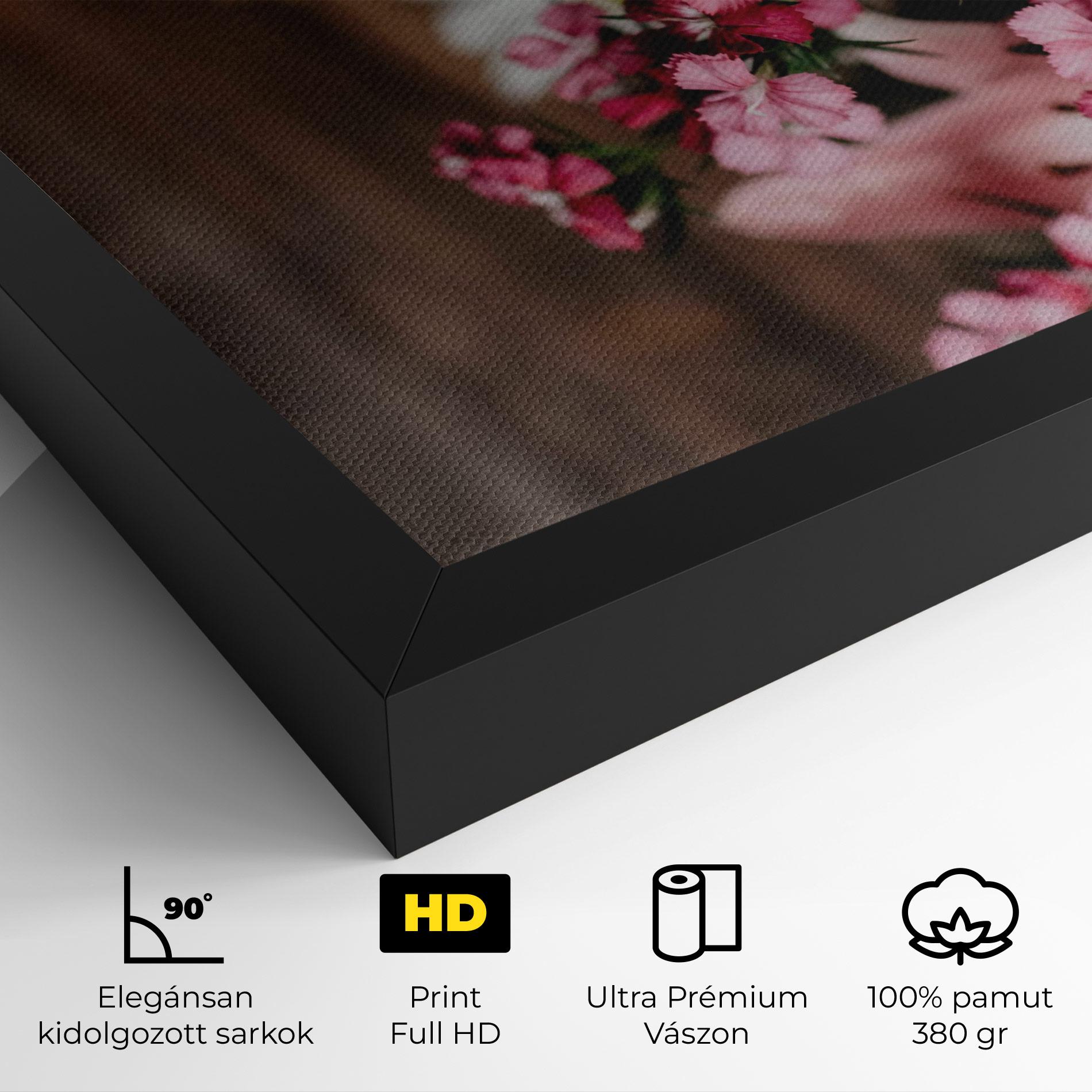 Vászonkép Small Flowers Bouquet mockup 4