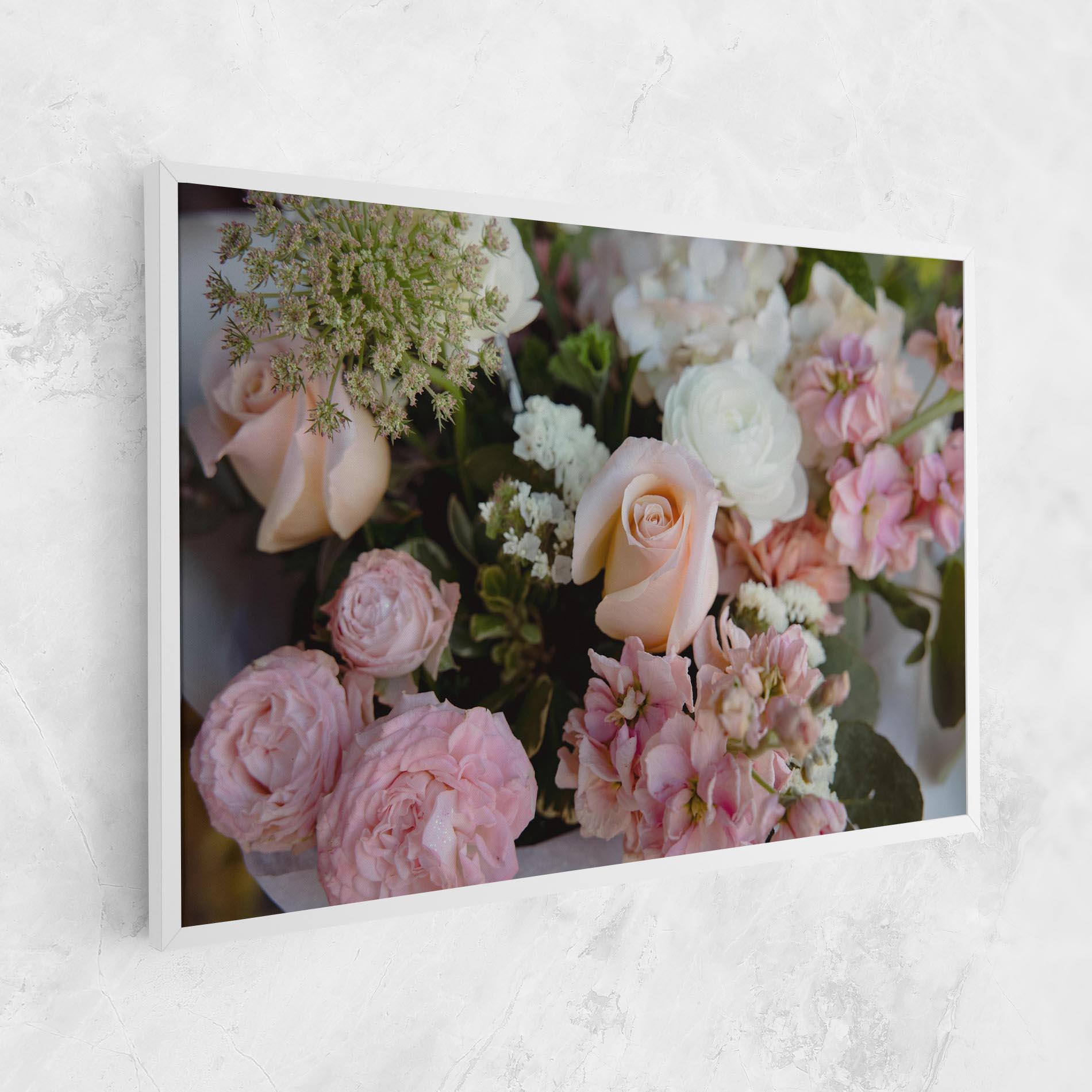 Vászonkép Beautiful Pink Pastel mockup 1