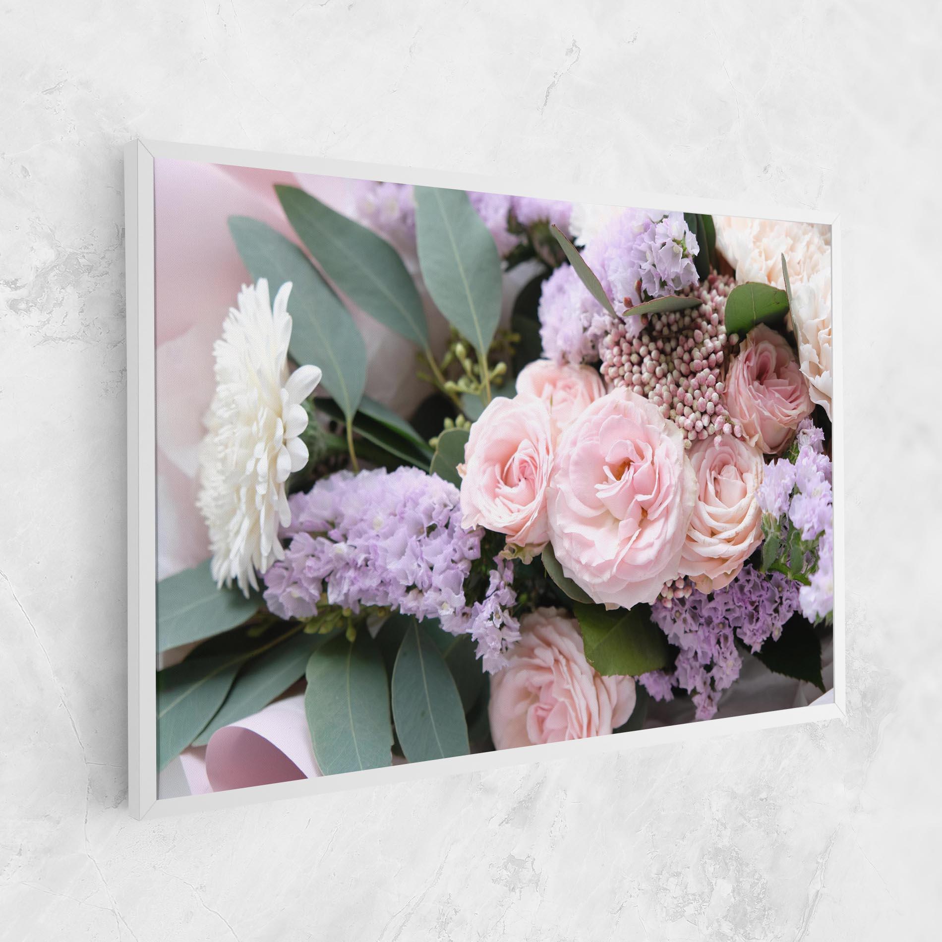 Vászonkép Beautiful Pink Roses mockup 1
