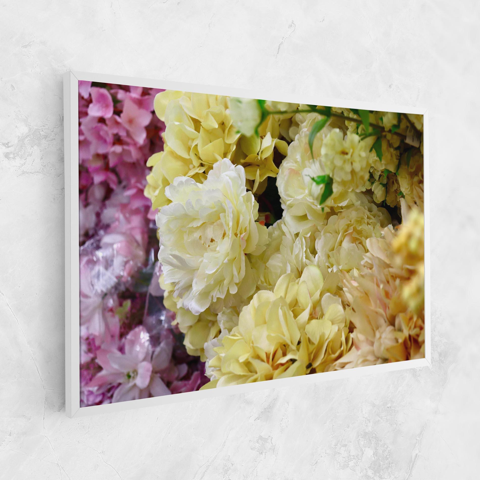 Vászonkép Beautiful Yellow Pastel mockup 1