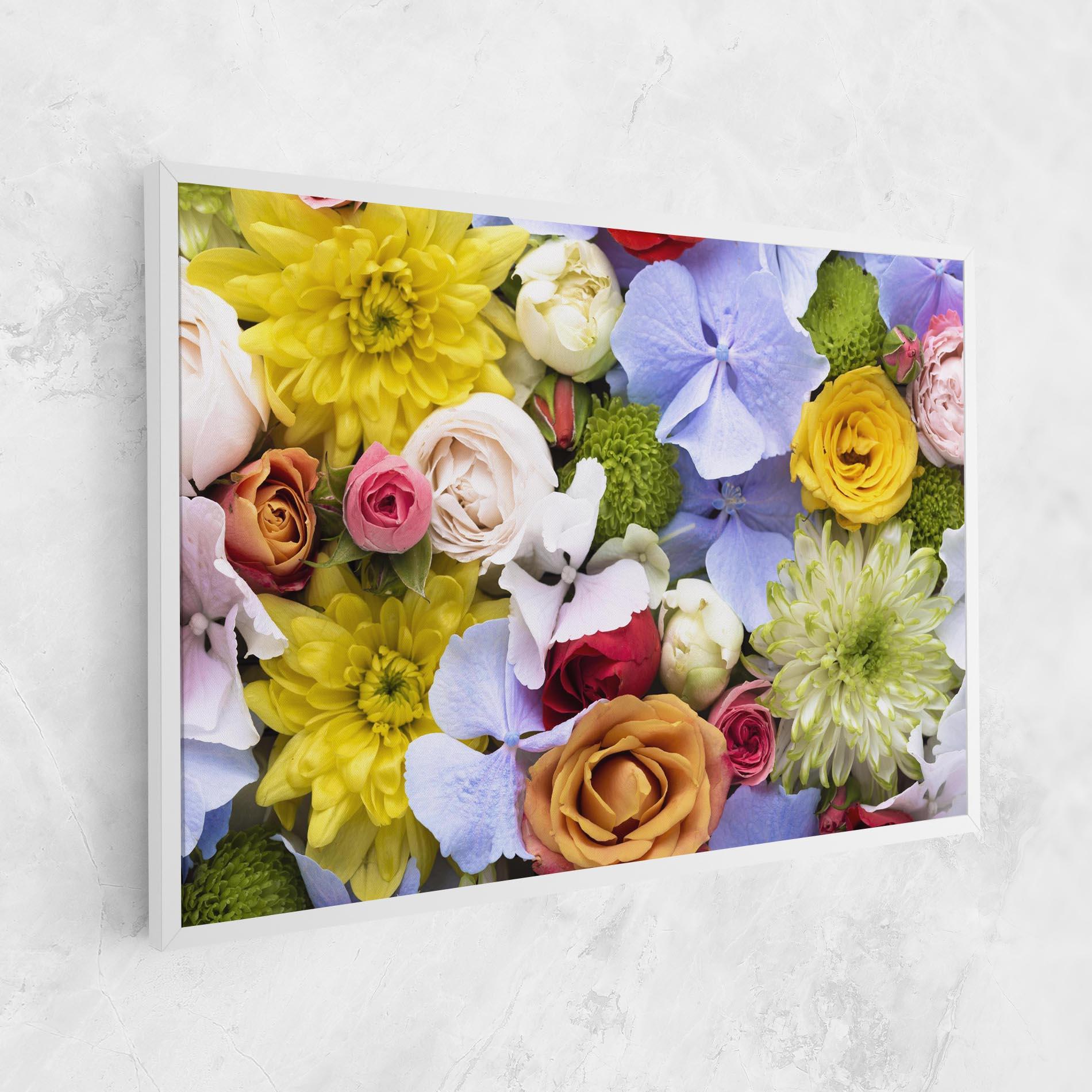 Vászonkép Color Mix Flower Bouquet mockup 1