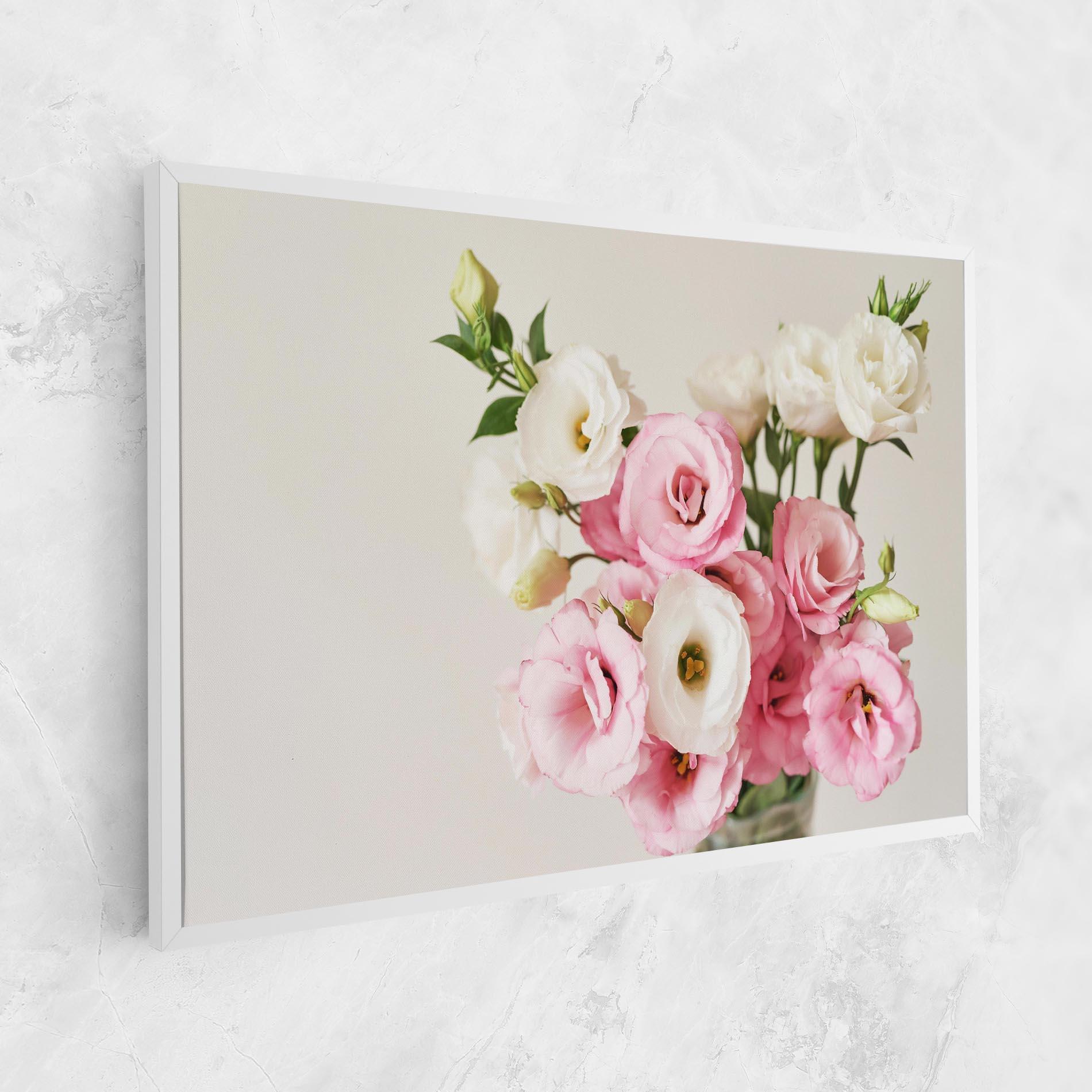 Vászonkép Cute Pink Flowers mockup 1