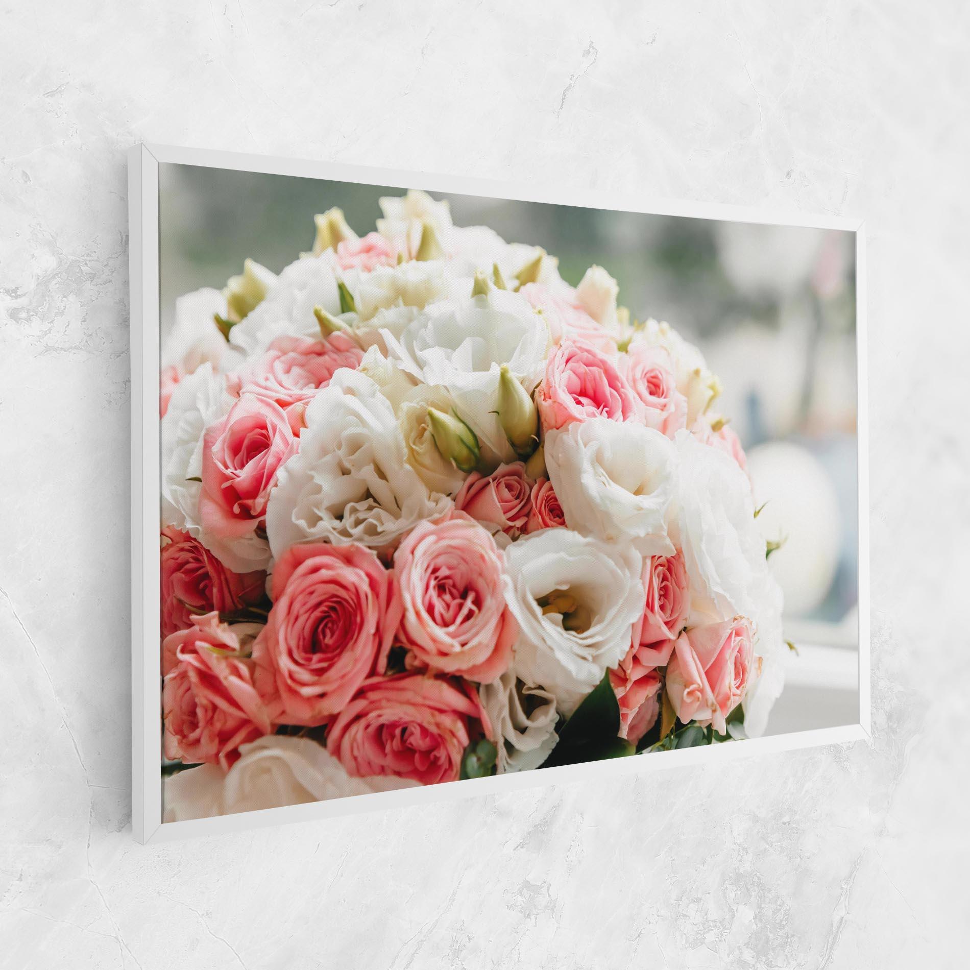 Vászonkép Pink Beautiful Bouquet mockup 1