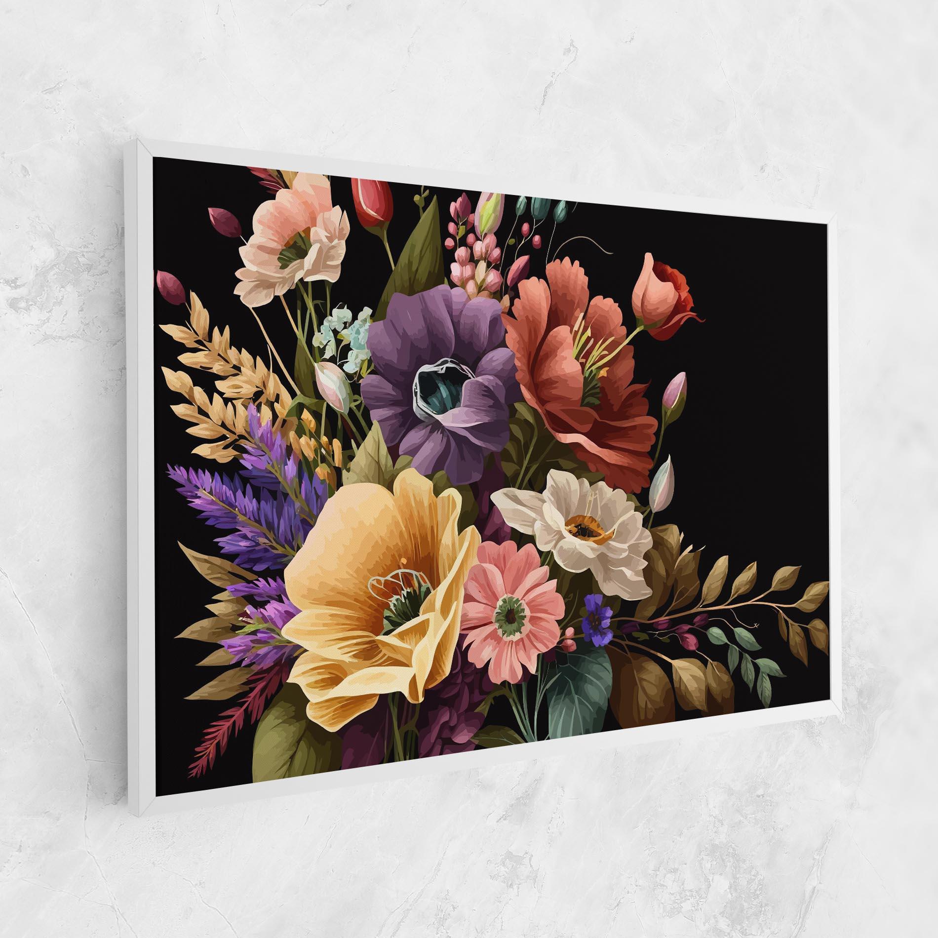 Vászonkép Vintage Bouquet Art mockup 1
