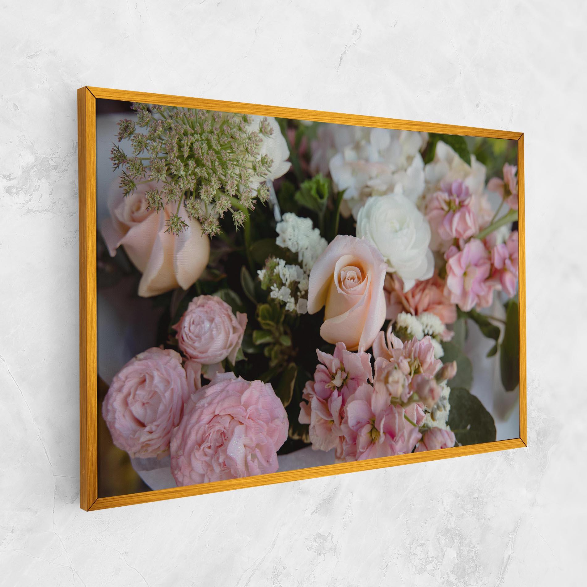 Vászonkép Beautiful Pink Pastel mockup 1