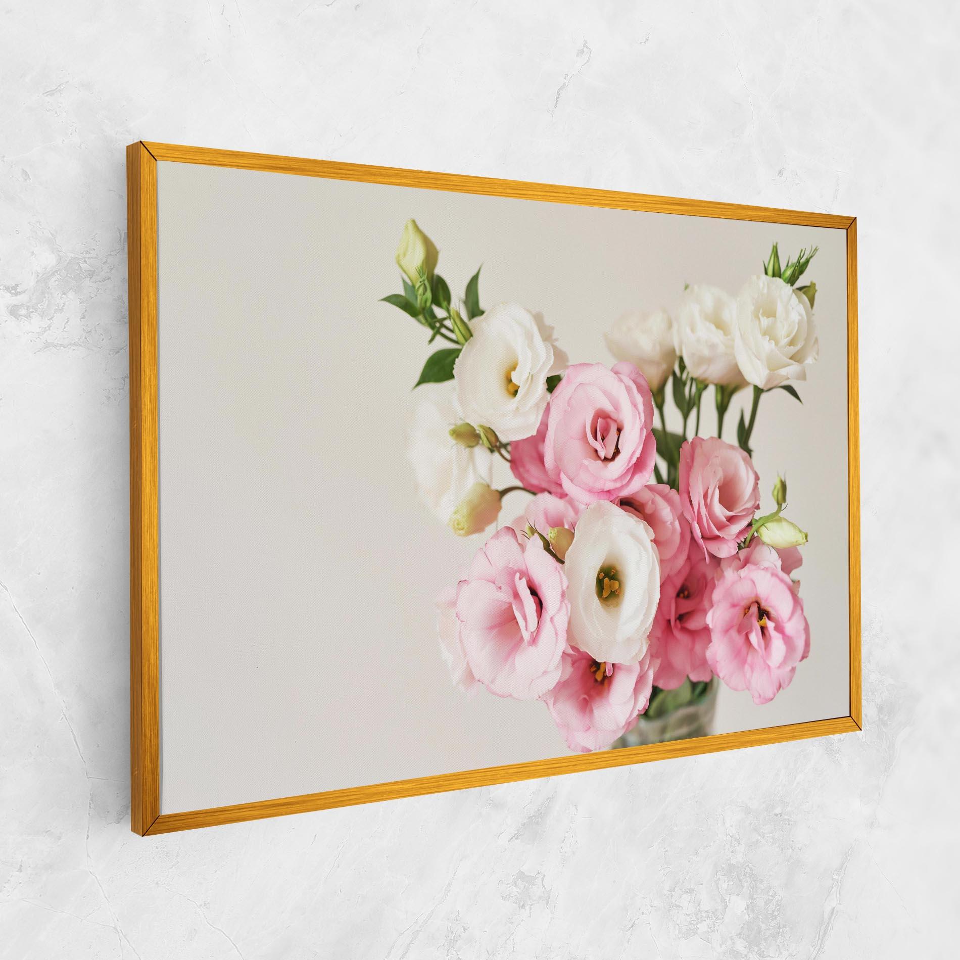 Vászonkép Cute Pink Flowers mockup 1